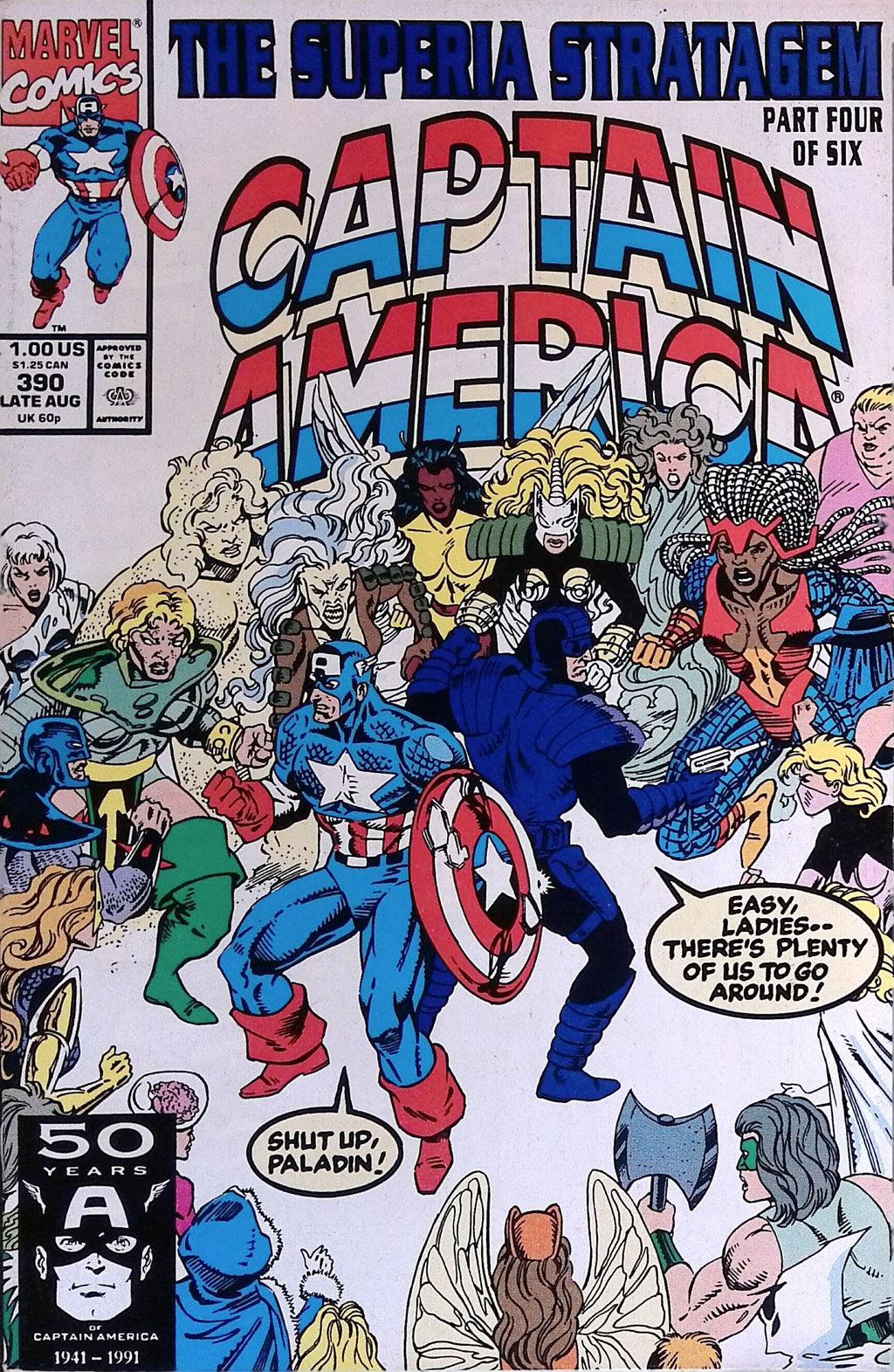 Captain America # 390 1991 NM-
