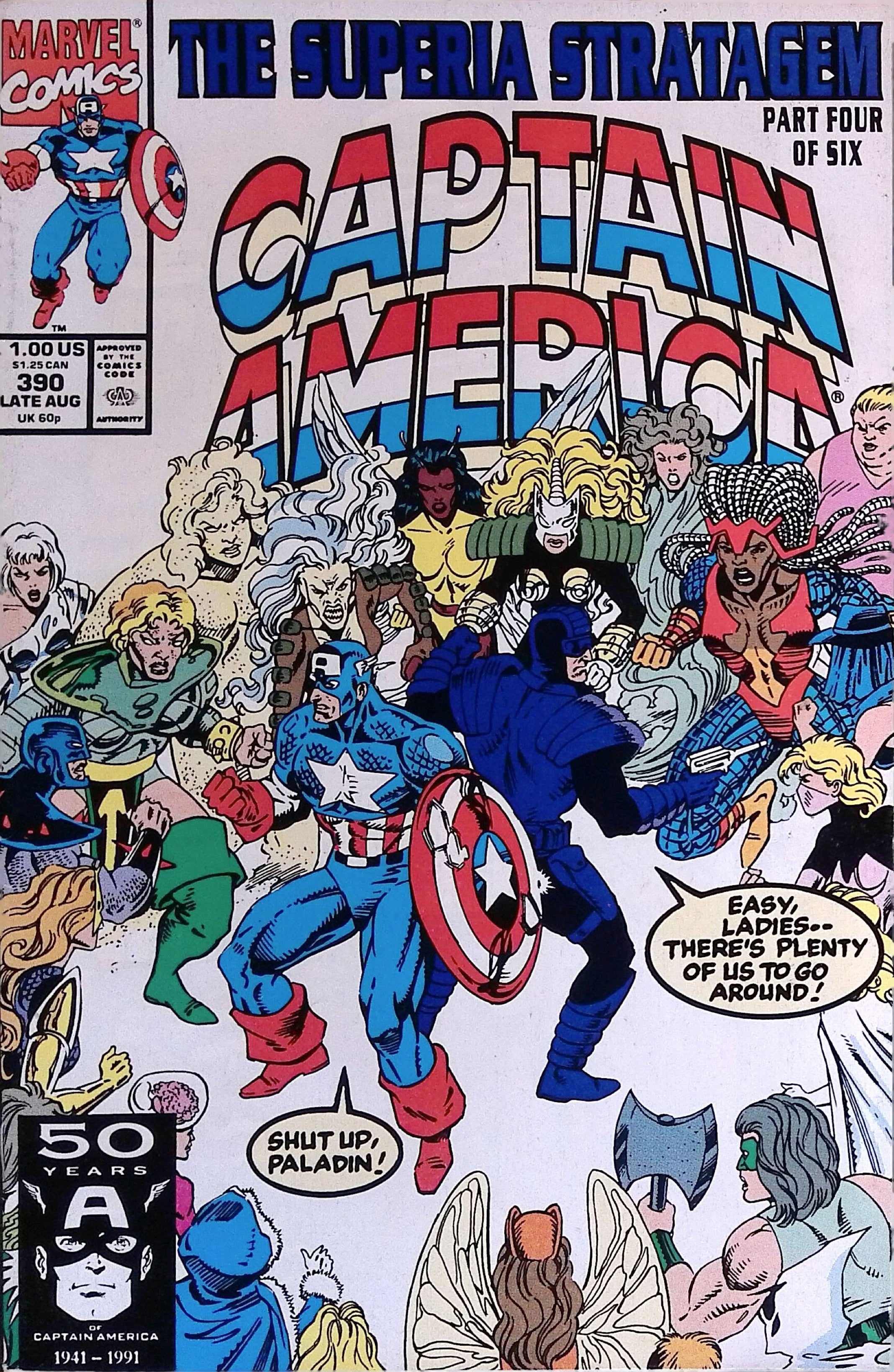 Captain America # 390 1991 NM-