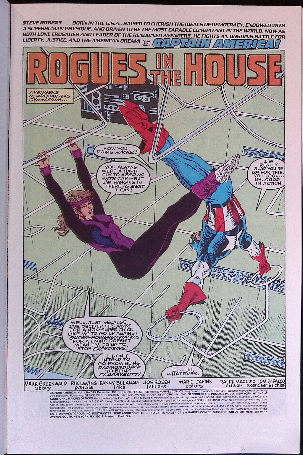 Captain America # 395 1991 NM-