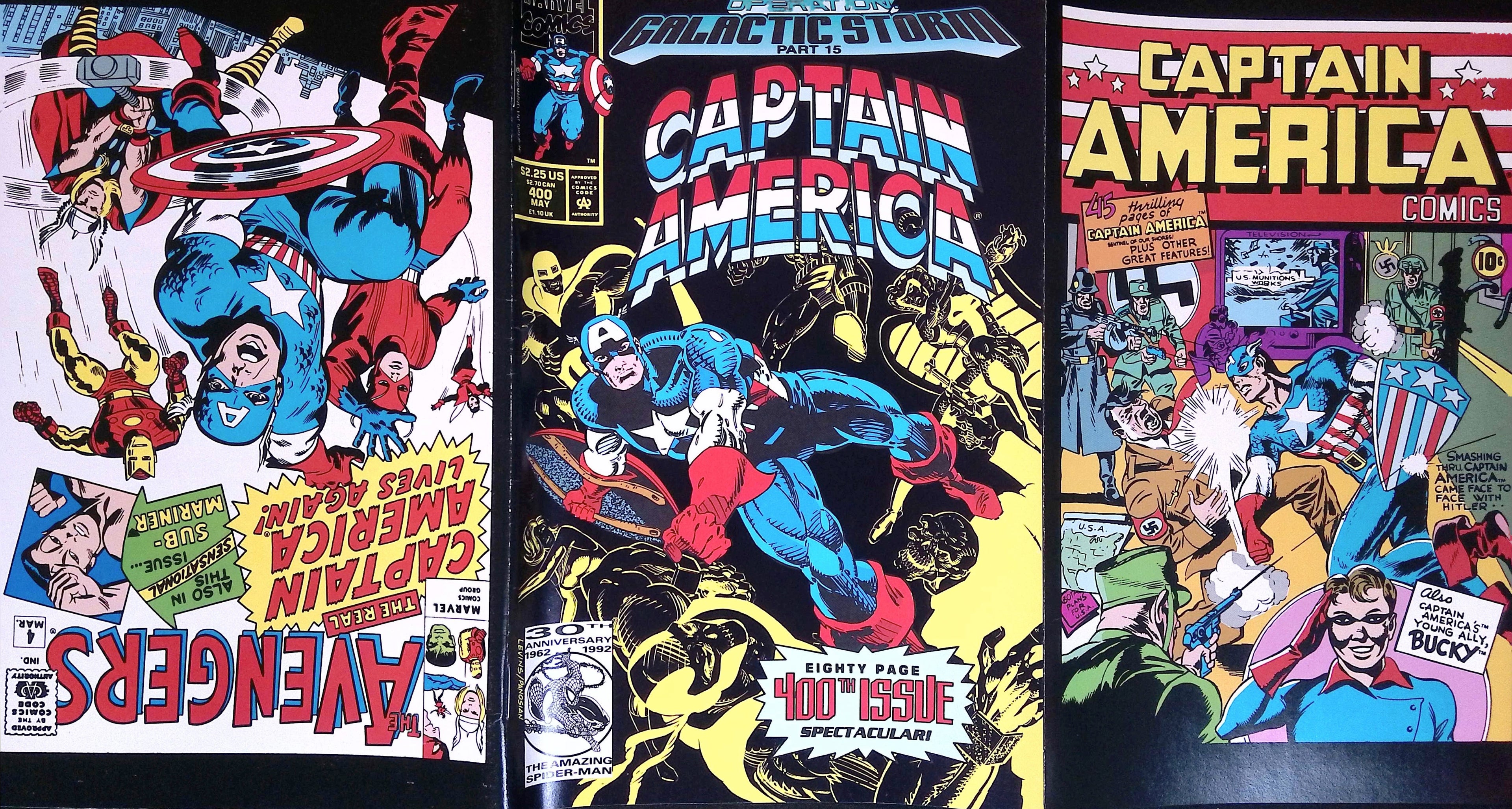 Captain America # 400 1992 NM-