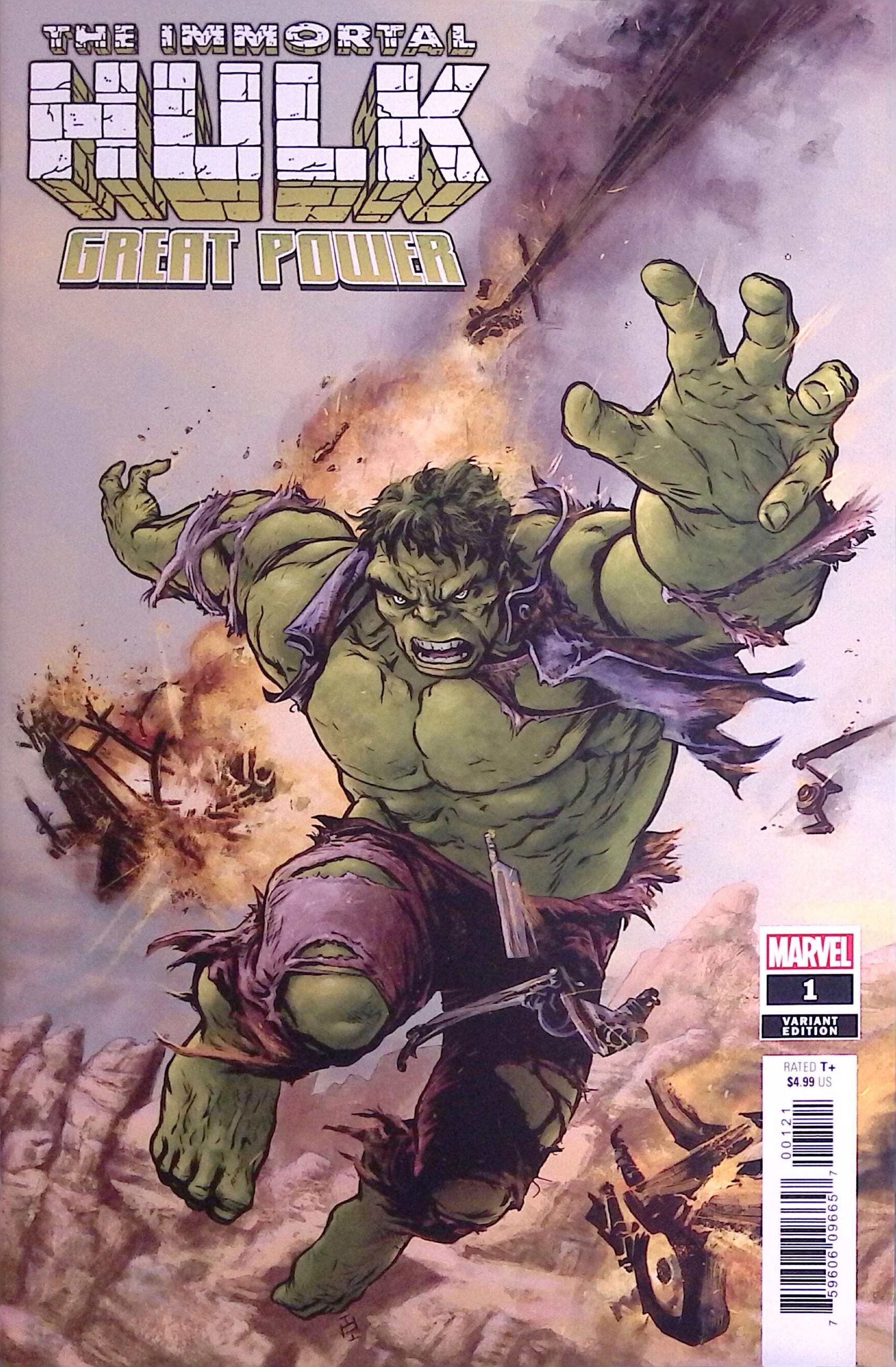 Immortal Hulk: Great Power # 1 Max Fiumara Variant 2020 NM-