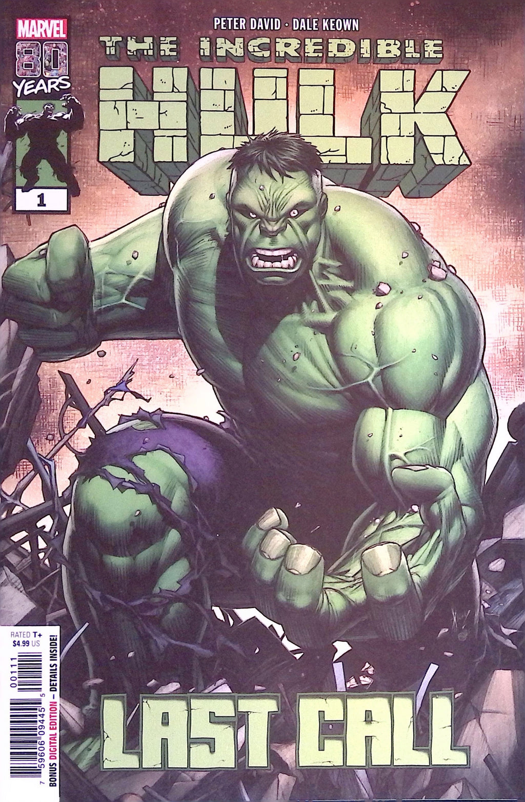 The Incredible Hulk: Last Call # 1 2019 NM-