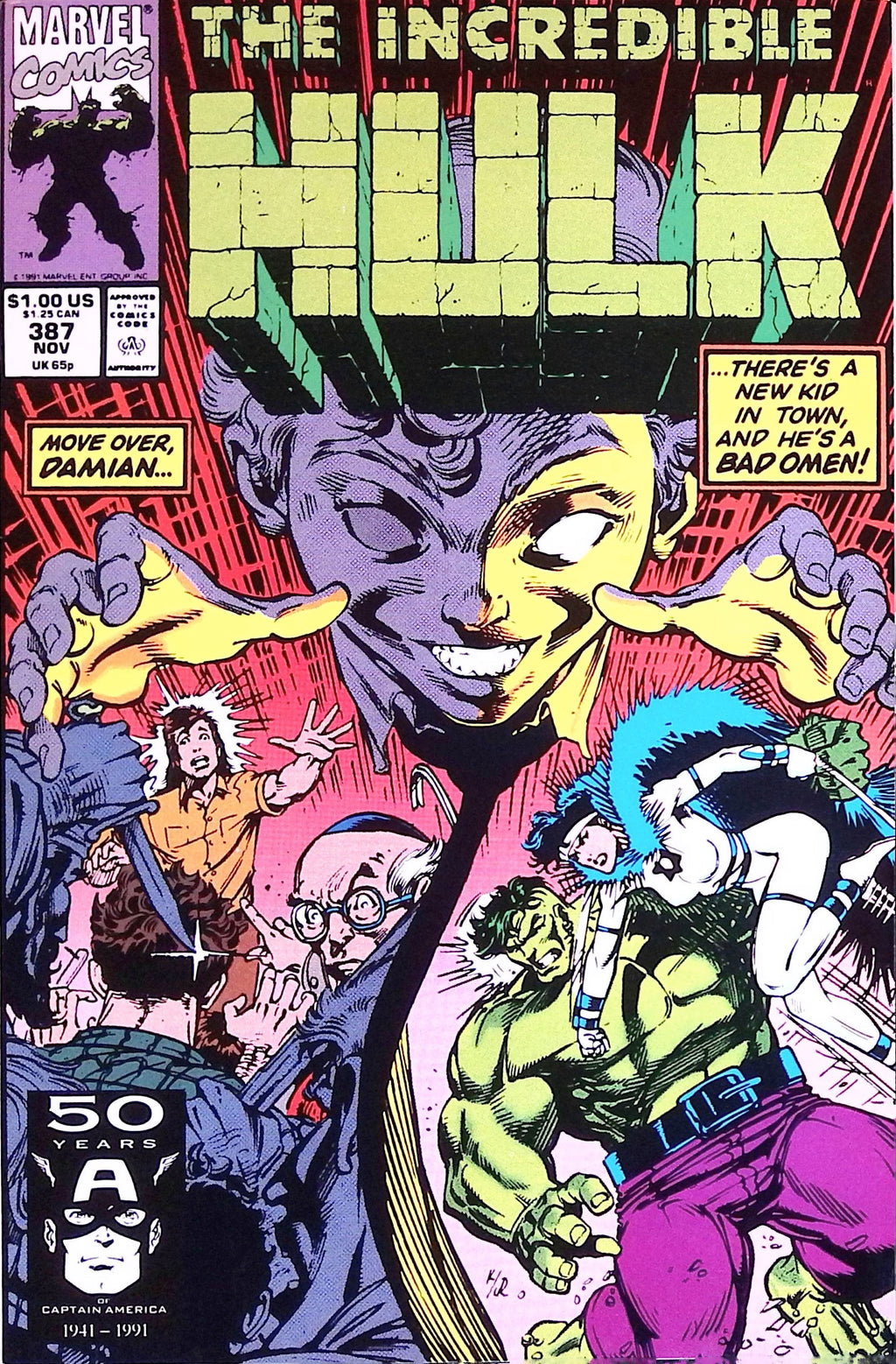 The Incredible Hulk # 387 1991 VF/NM