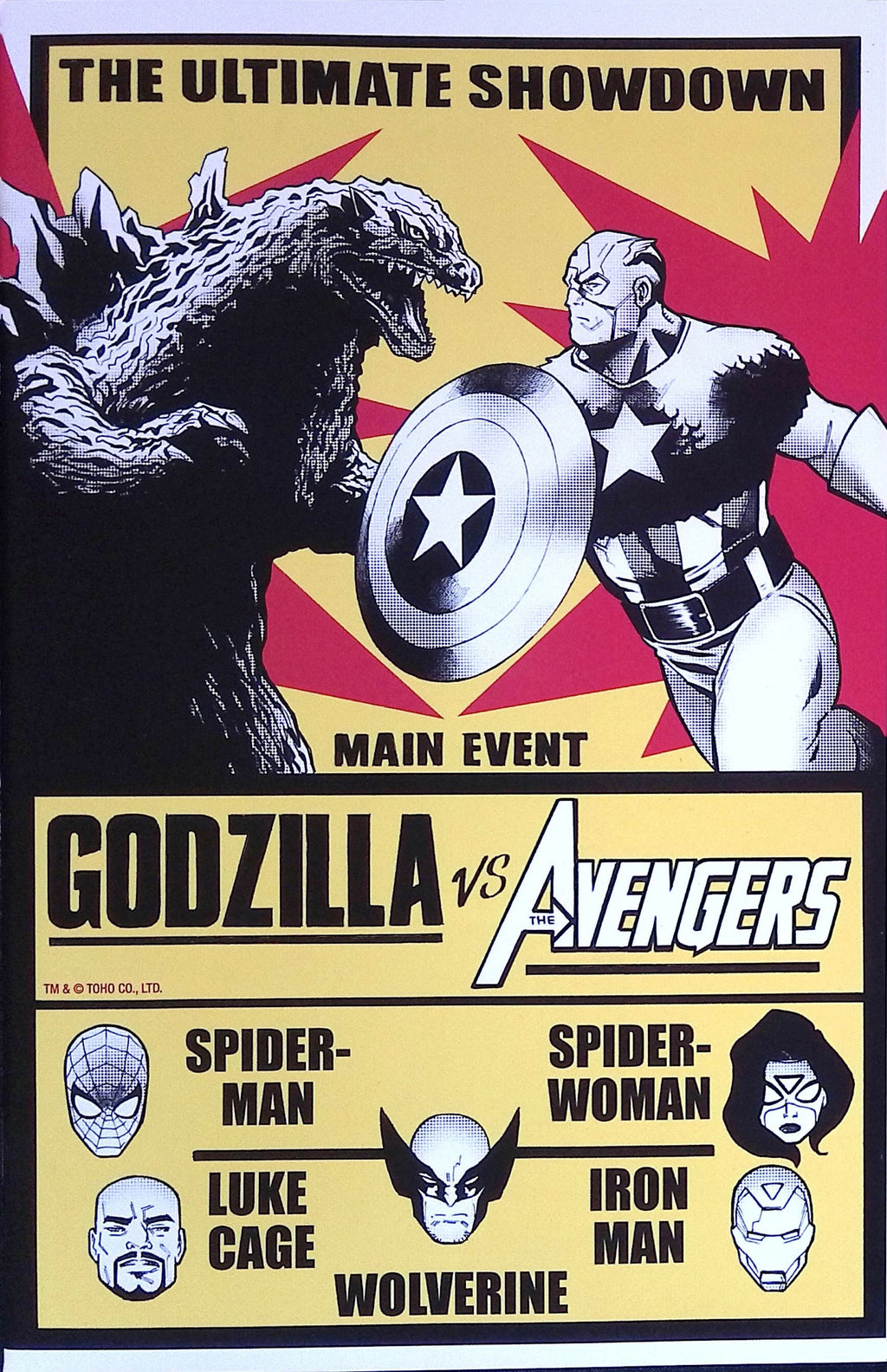 Godzilla vs. Avengers # 1 Garbett Variant 2025 NM