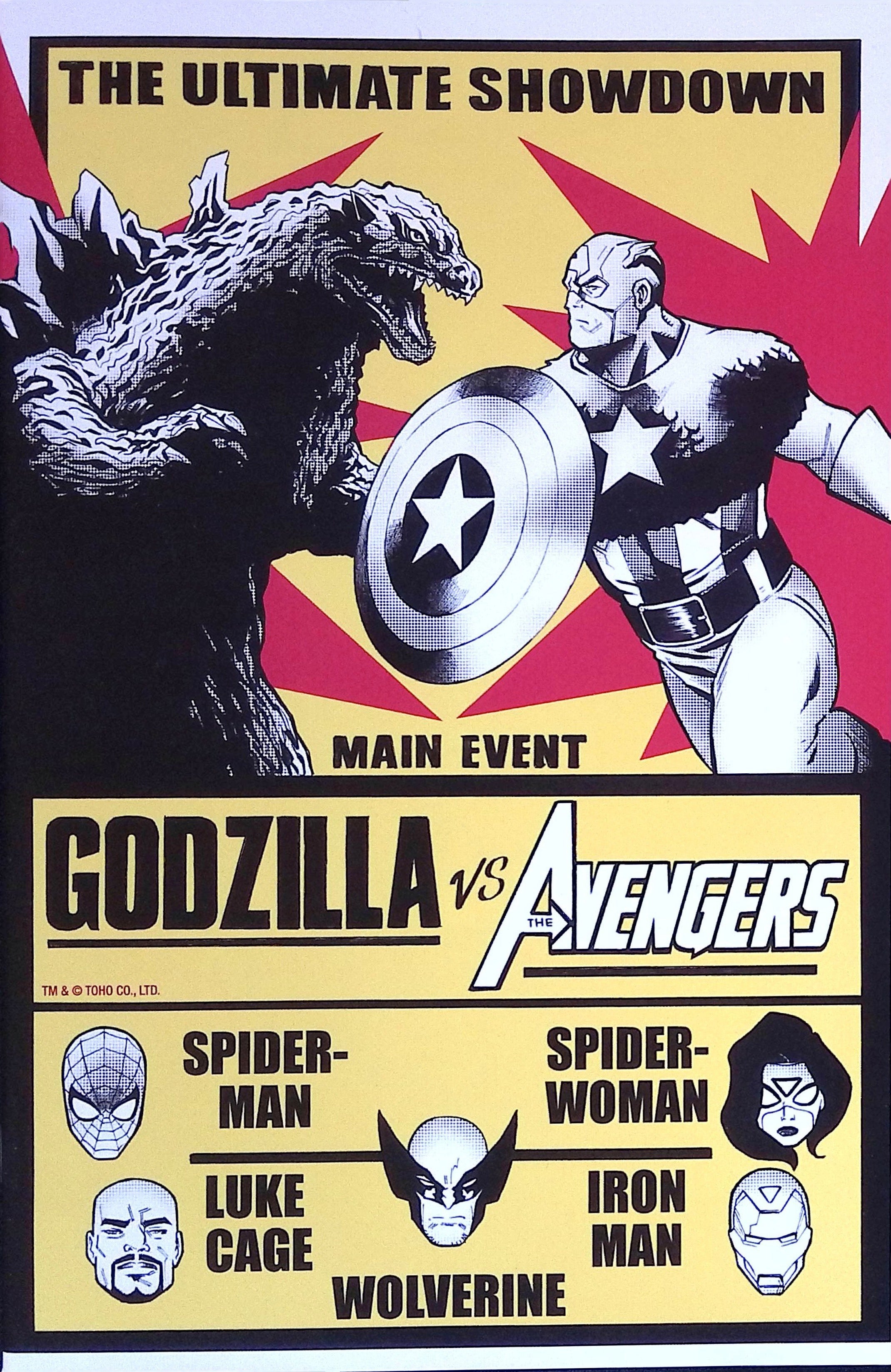 Godzilla vs. Avengers # 1 Garbett Variant 2025 NM