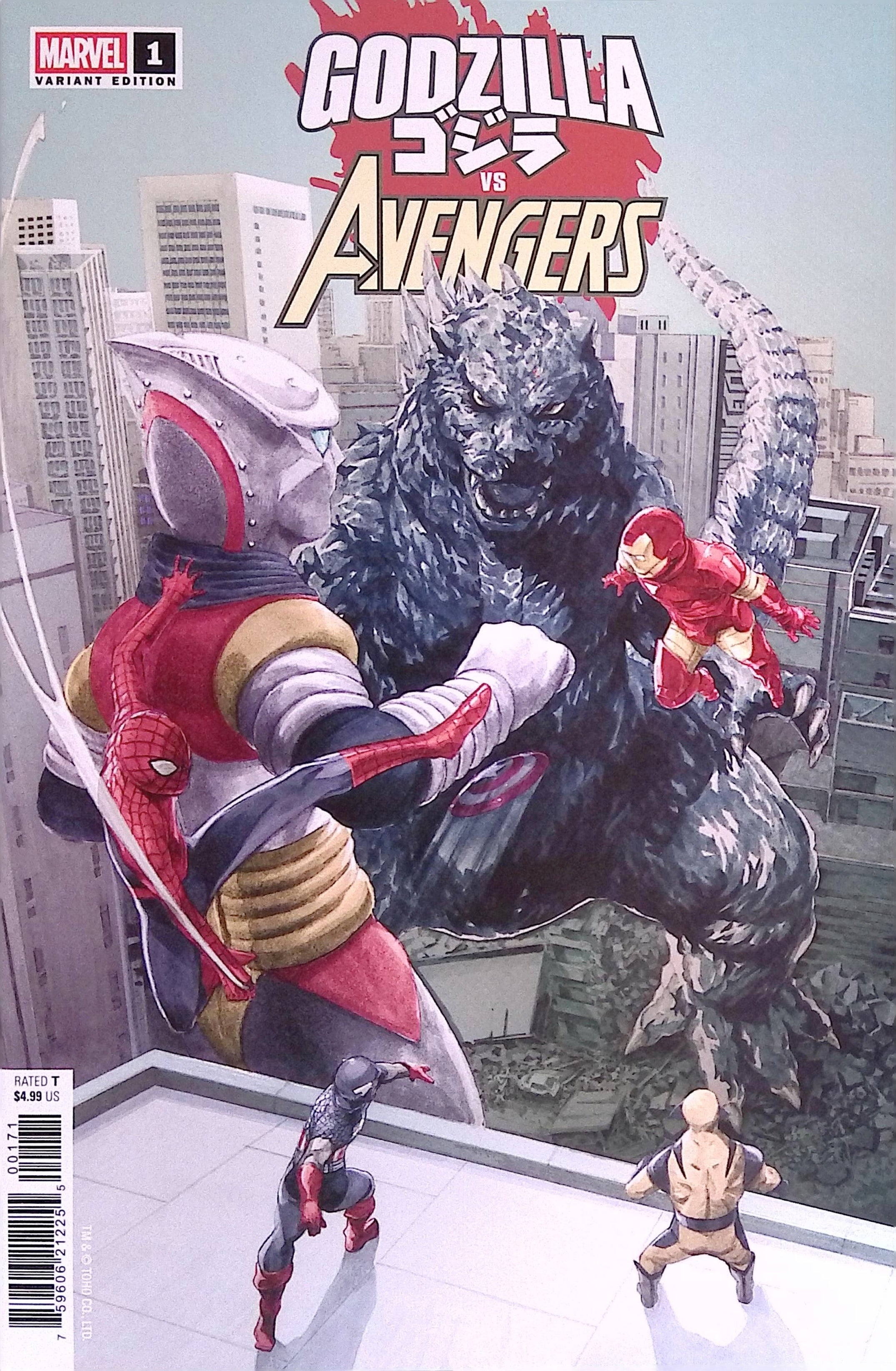 Godzilla vs. Avengers # 1 MItsuhiro Arita Variant 2025 NM