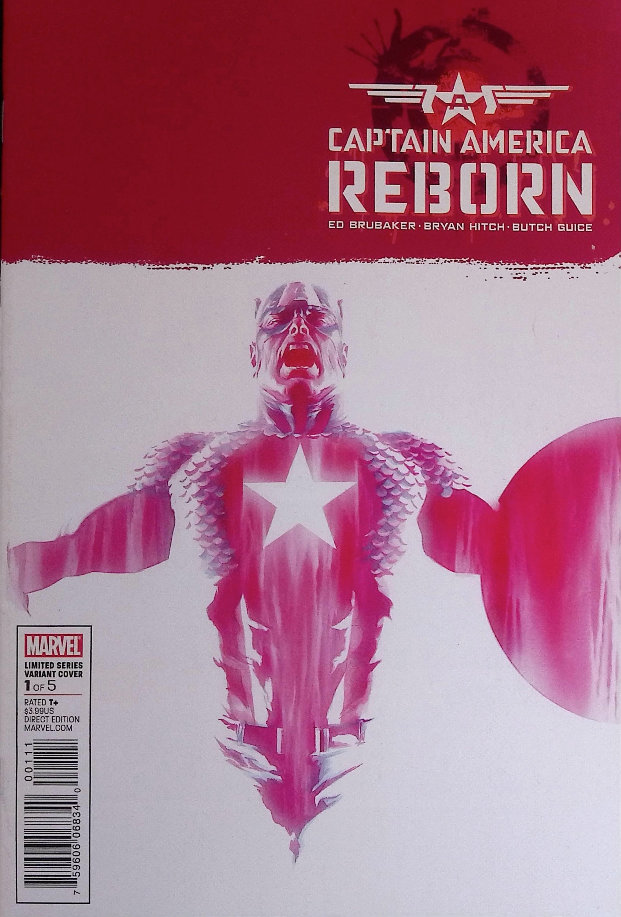 Captain America: Reborn # 1 Alex Ross Variant 2009 NM-