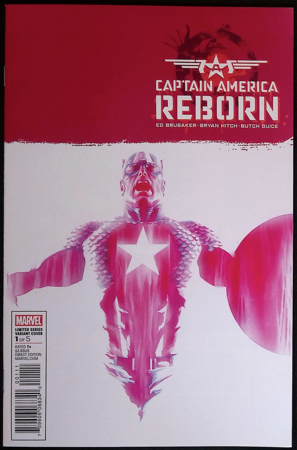 Captain America: Reborn # 1 Alex Ross Variant 2009 NM-