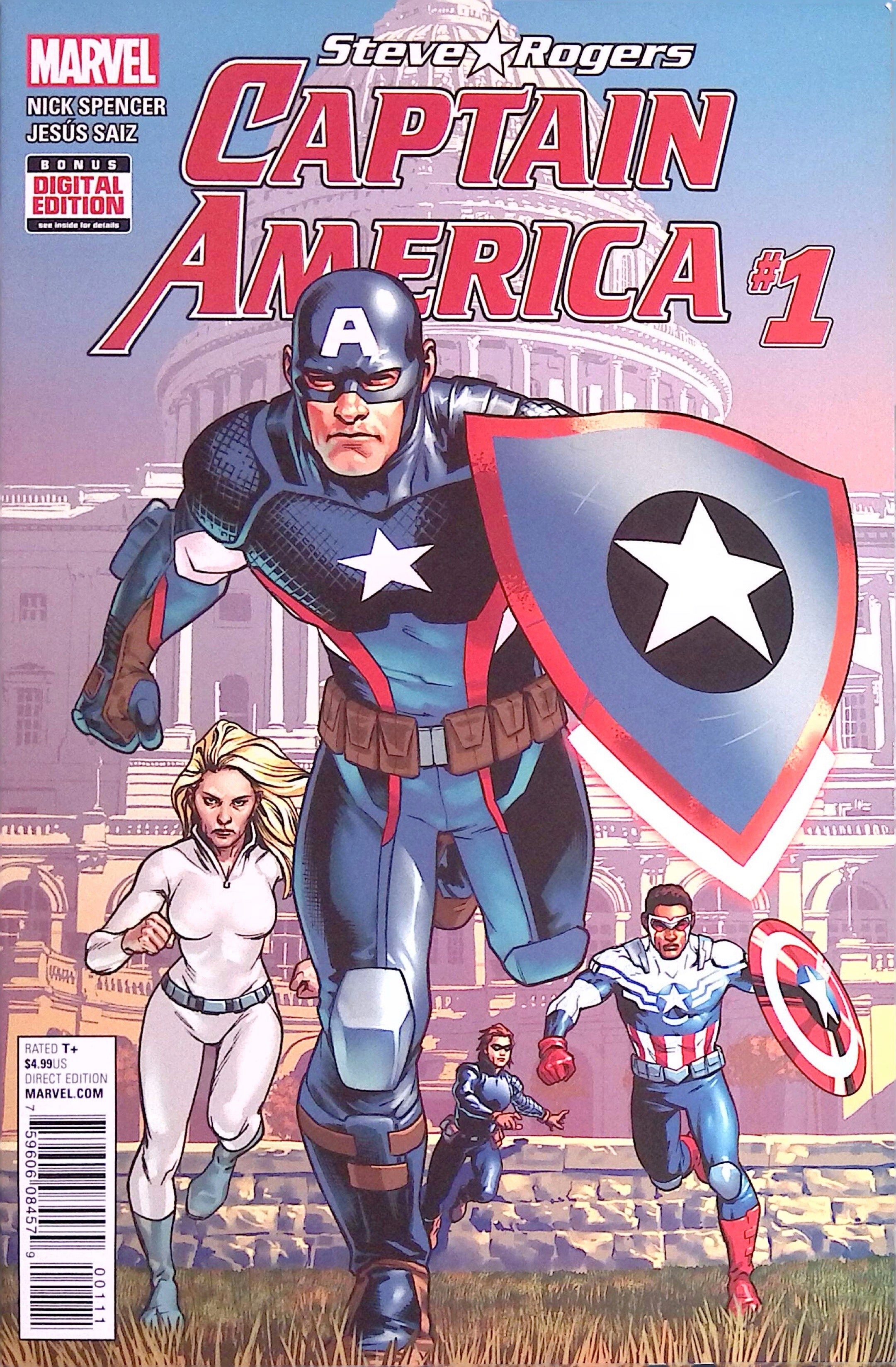 Captain America: Steve Rogers # 1 2016 NM-