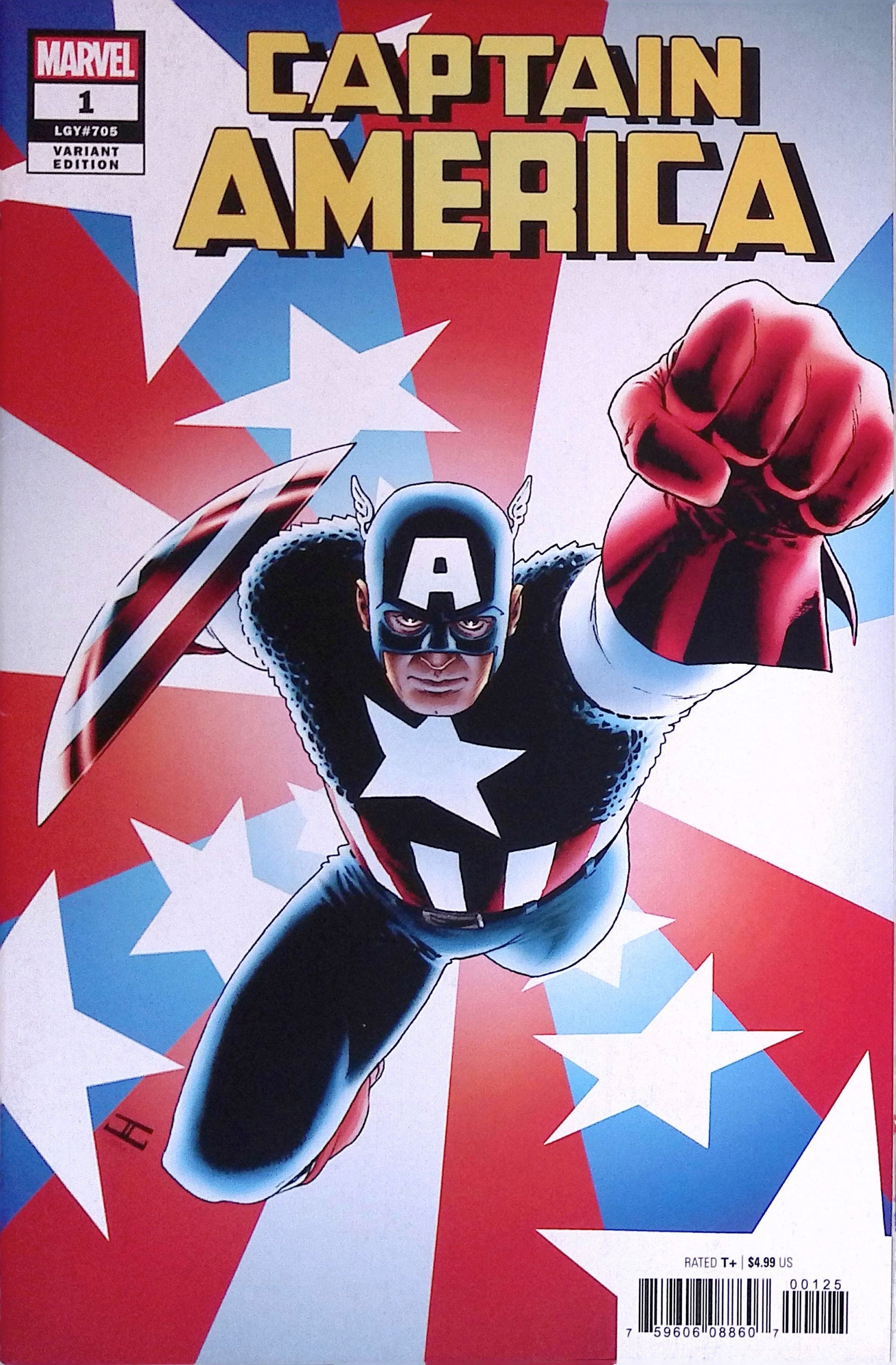 Captain America # 1 Cassaday Variant 2018 NM-