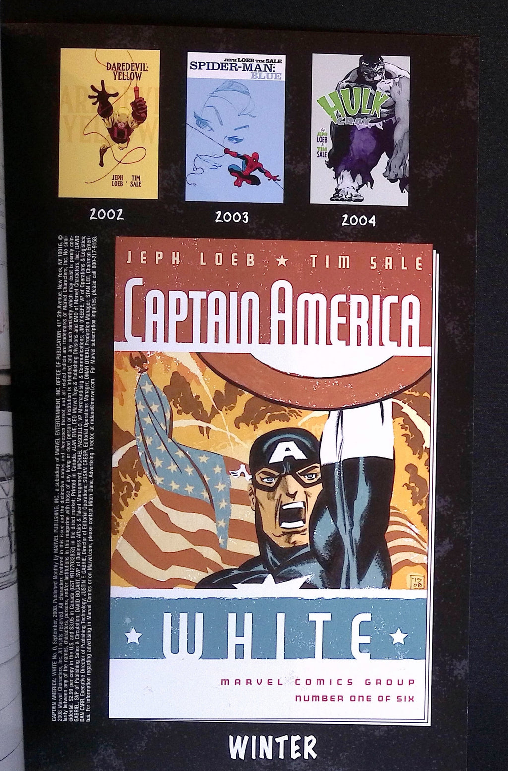 Captain America: White # 0 2008 NM-
