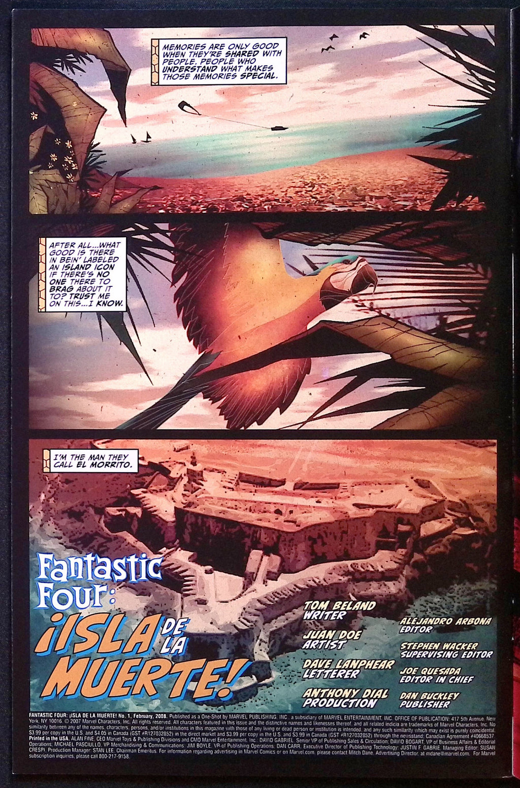 Fantastic Four: ¡Isla de la Muerte! # 1 2008 NM-