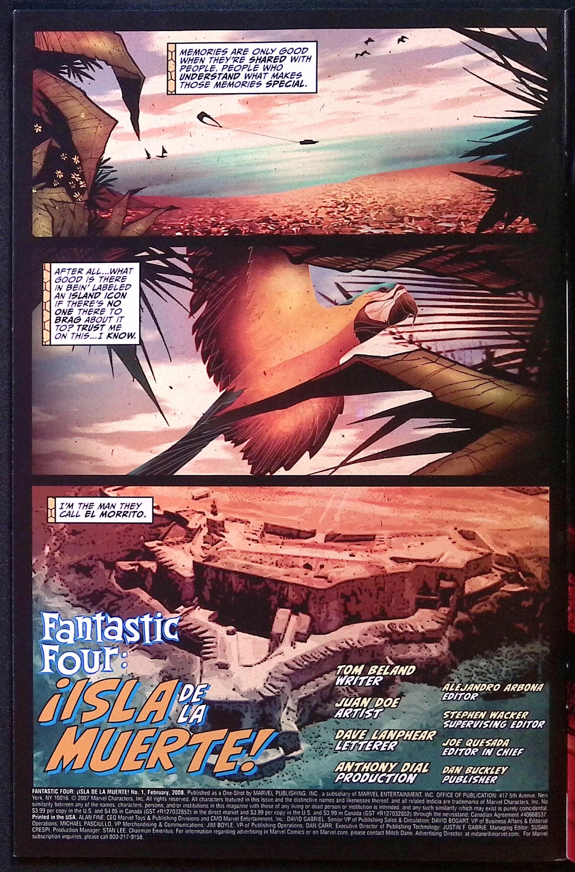 Fantastic Four: ¡Isla de la Muerte! # 1 2008 NM-