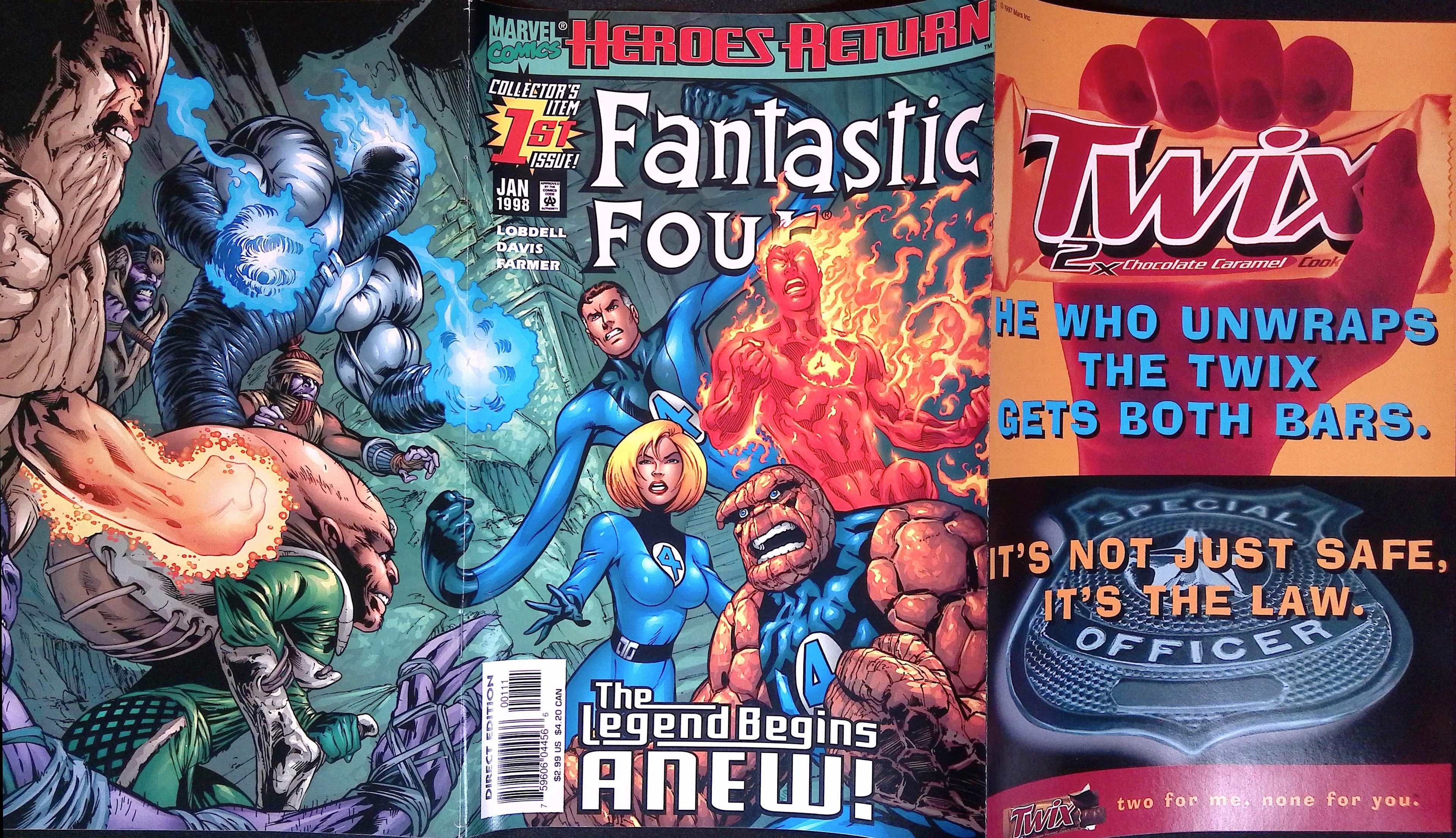 Fantastic Four # 1 1998 NM-