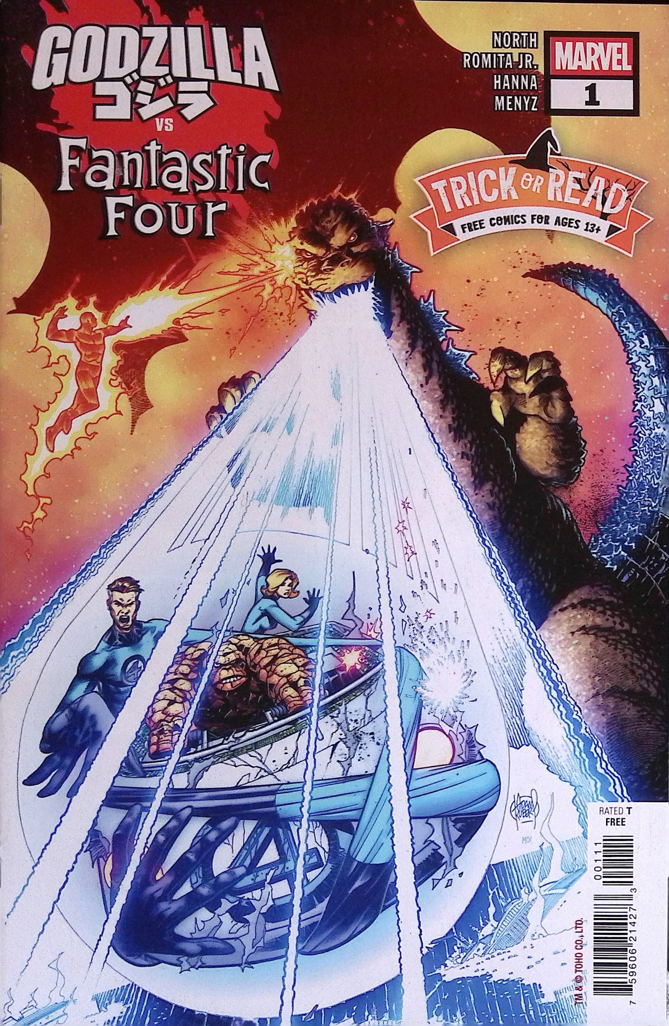 Godzilla vs. Fantastic Four # 1 Trick-or-Read Edition # 1 2025 NM