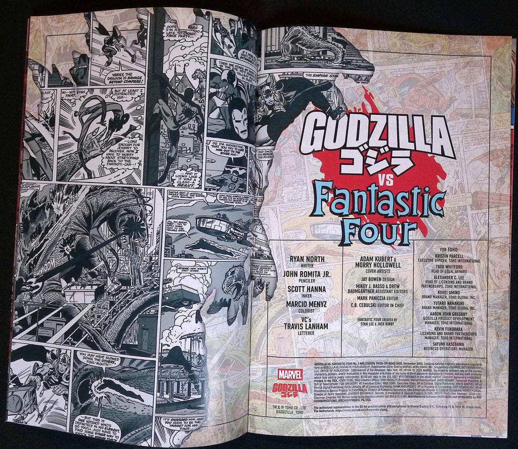 Godzilla vs. Fantastic Four # 1 Trick-or-Read Edition # 1 2025 NM