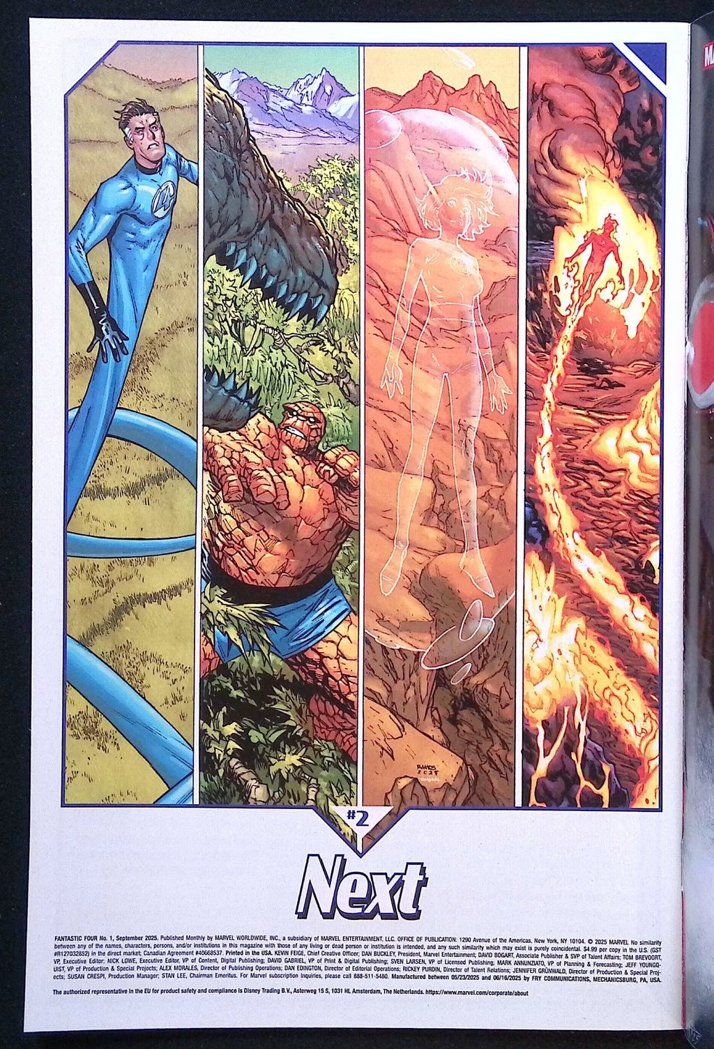 Fantastic Four # 1 2025 NM