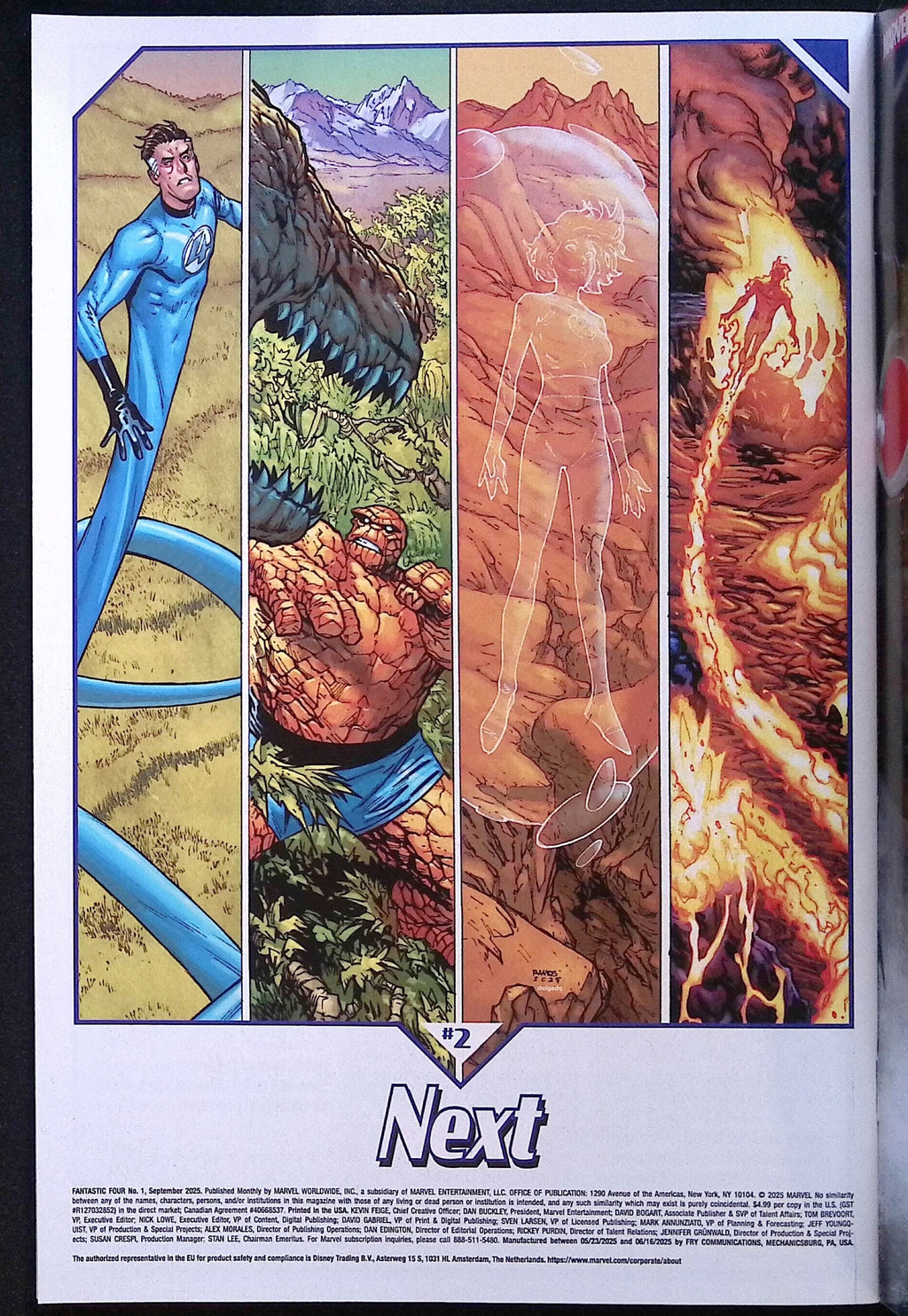 Fantastic Four # 1 2025 NM