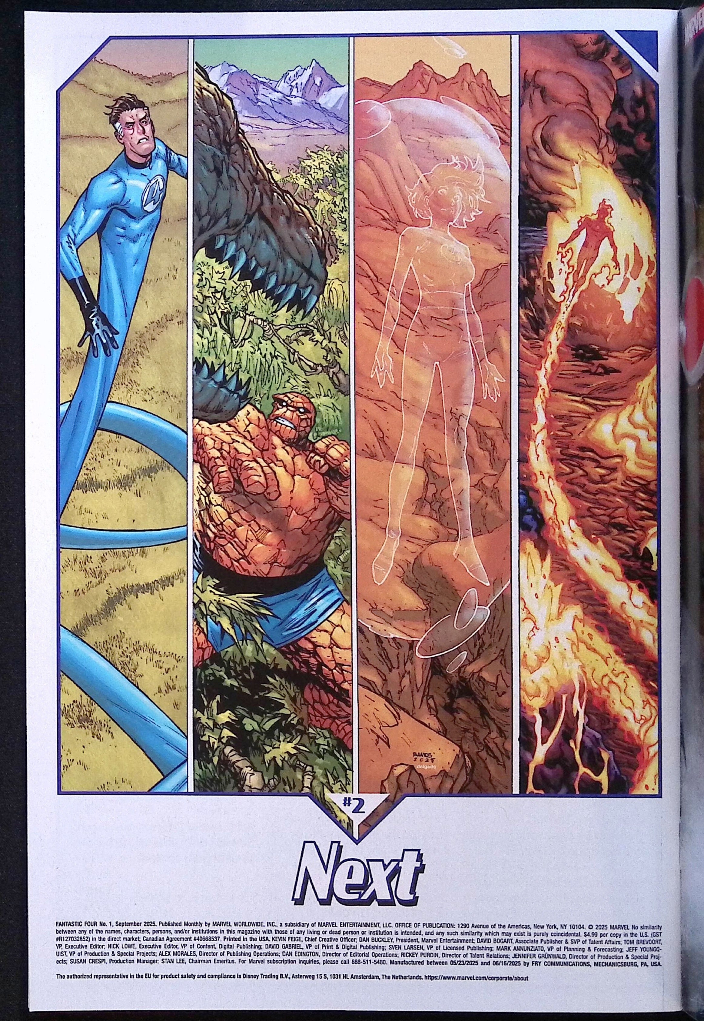 Fantastic Four # 1 2025 NM
