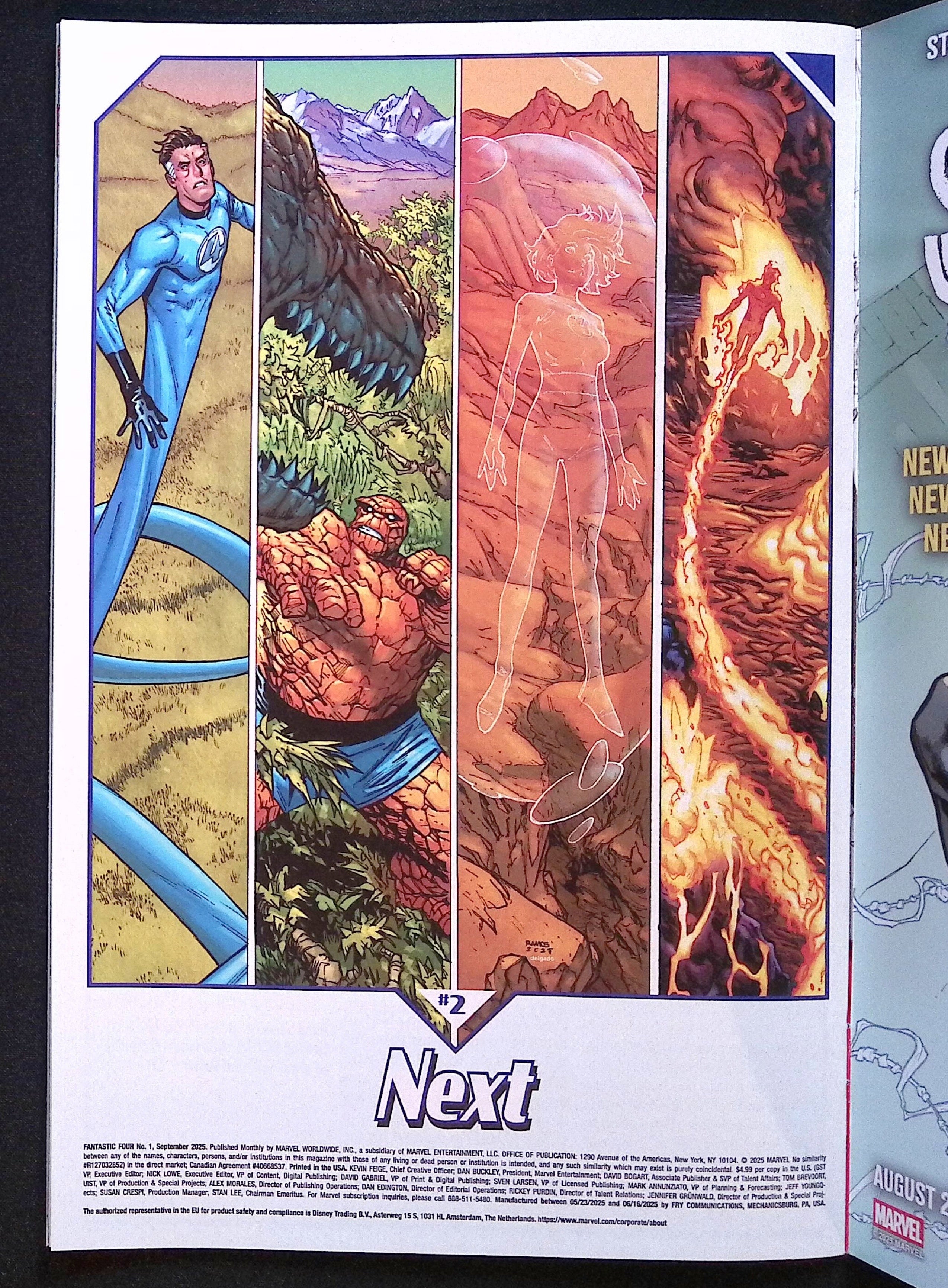 Fantastic Four # 1 Asrar Foil Variant 2025 NM