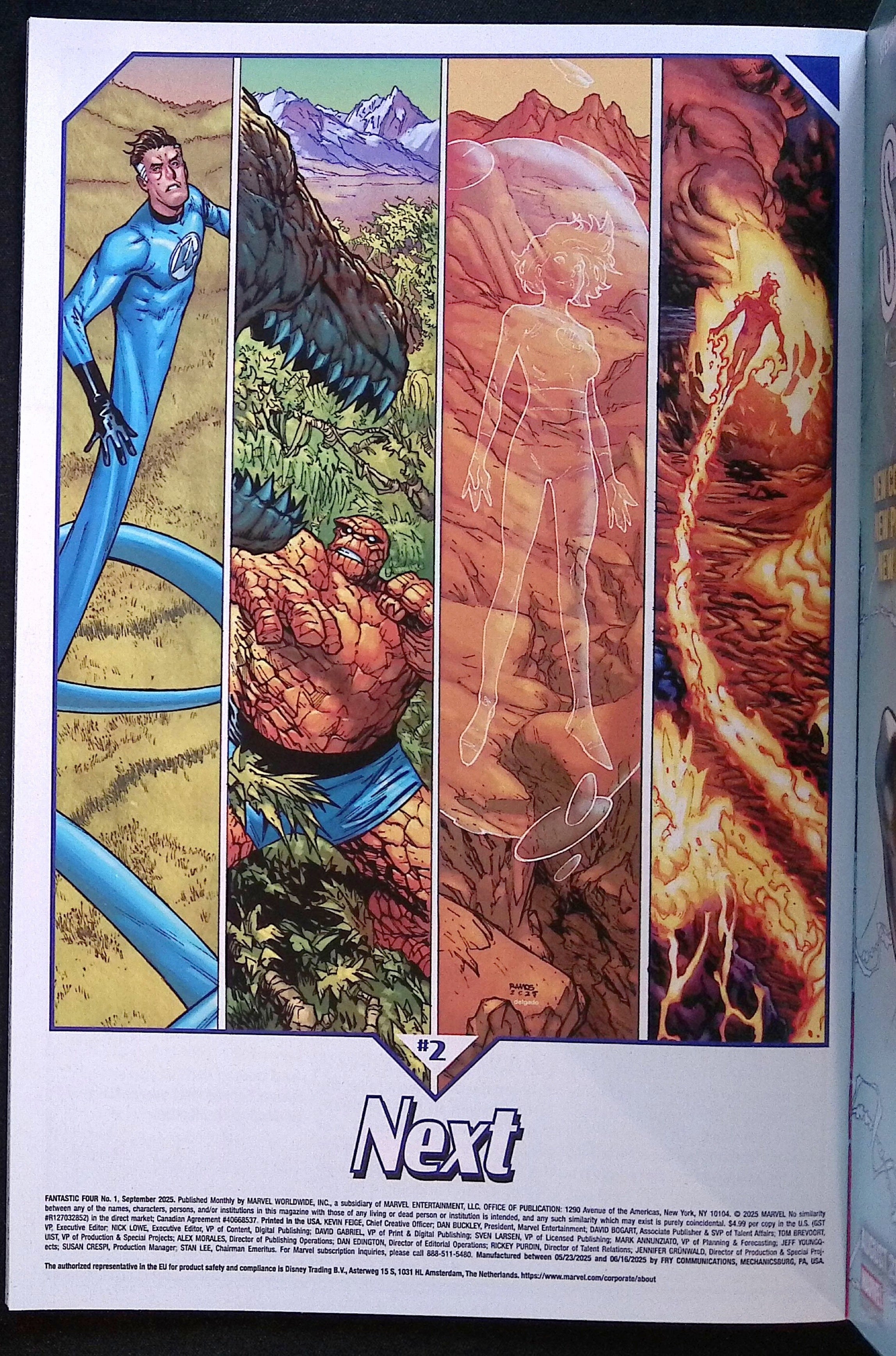 Fantastic Four # 1 Asrar Foil Variant 2025 NM
