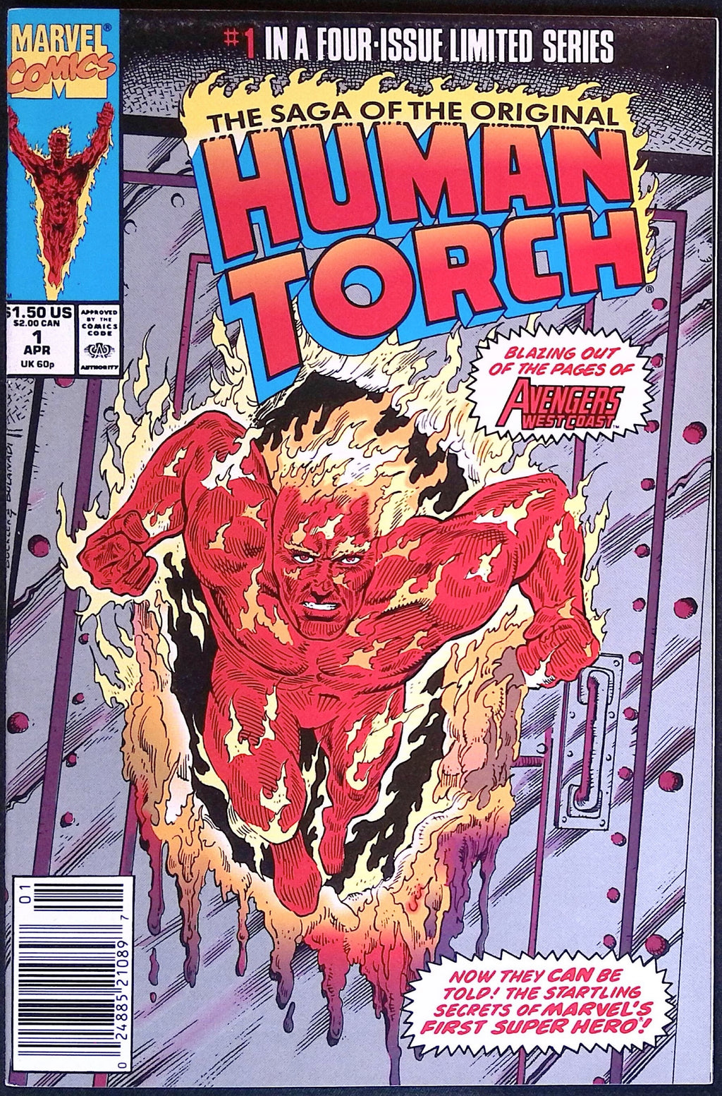 Saga of the Original Human Torch # 1 1990 NM-