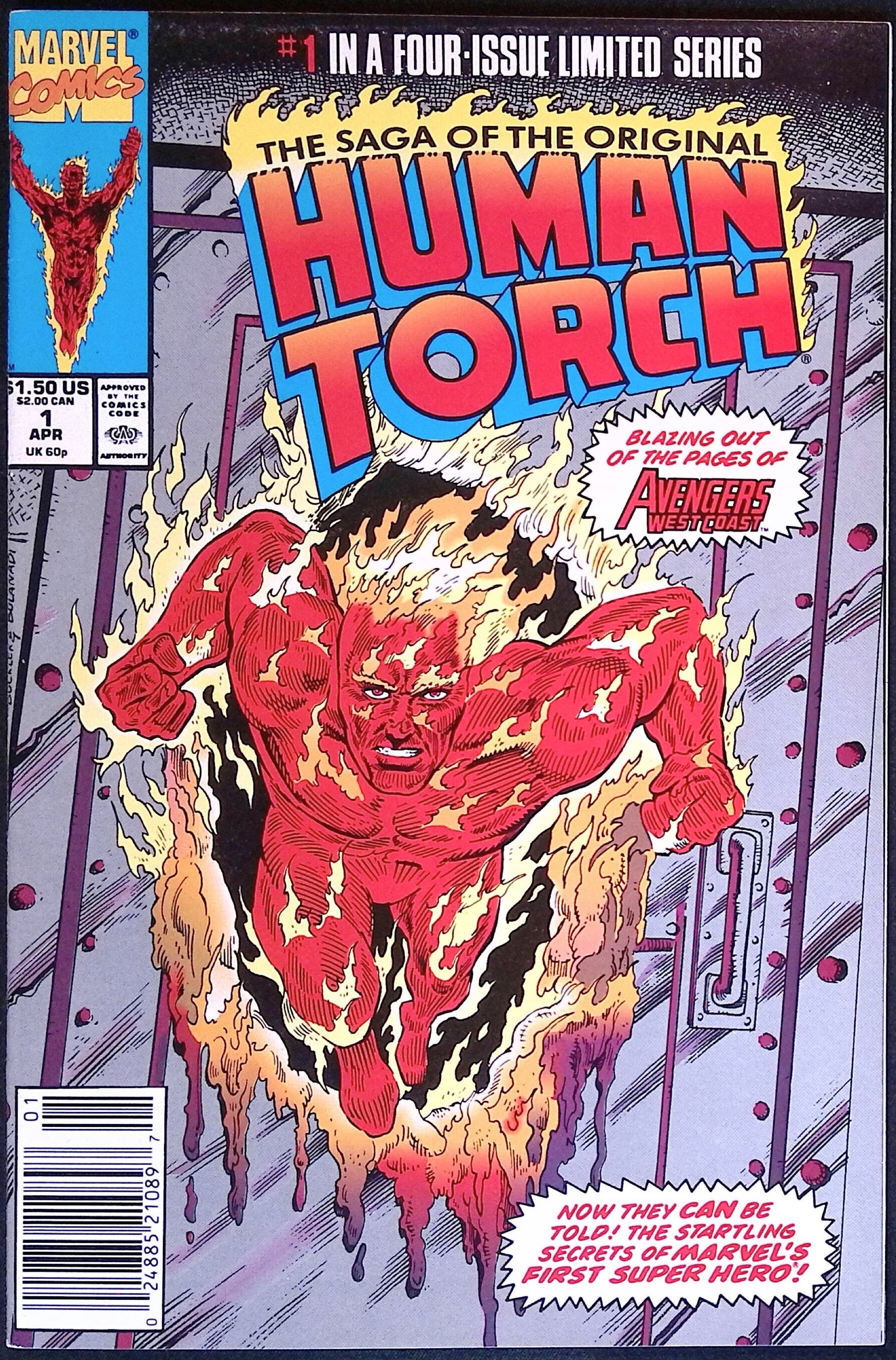 Saga of the Original Human Torch # 1 1990 NM-