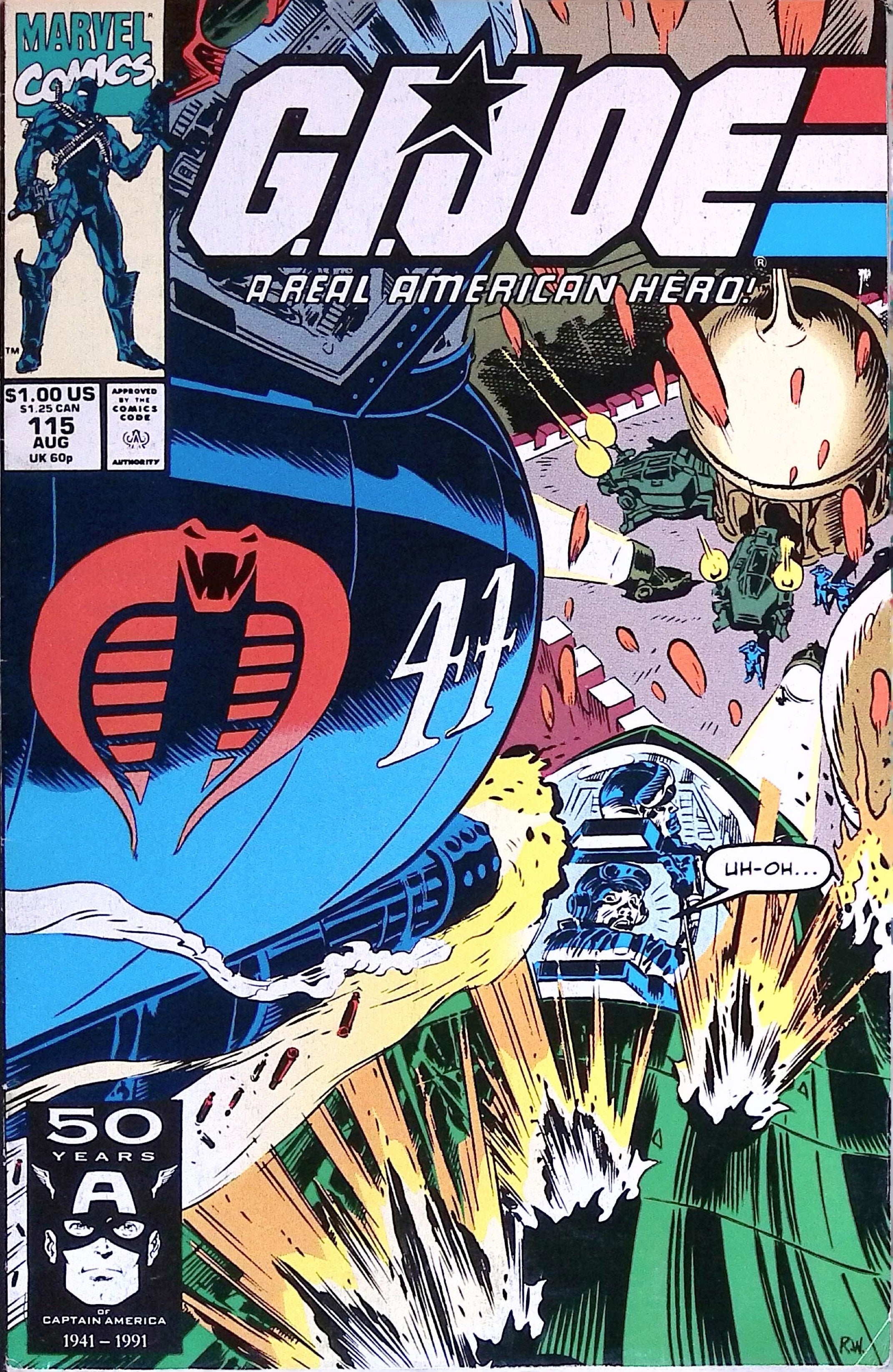 G.I. Joe: A Real American Hero # 115 1991 VF