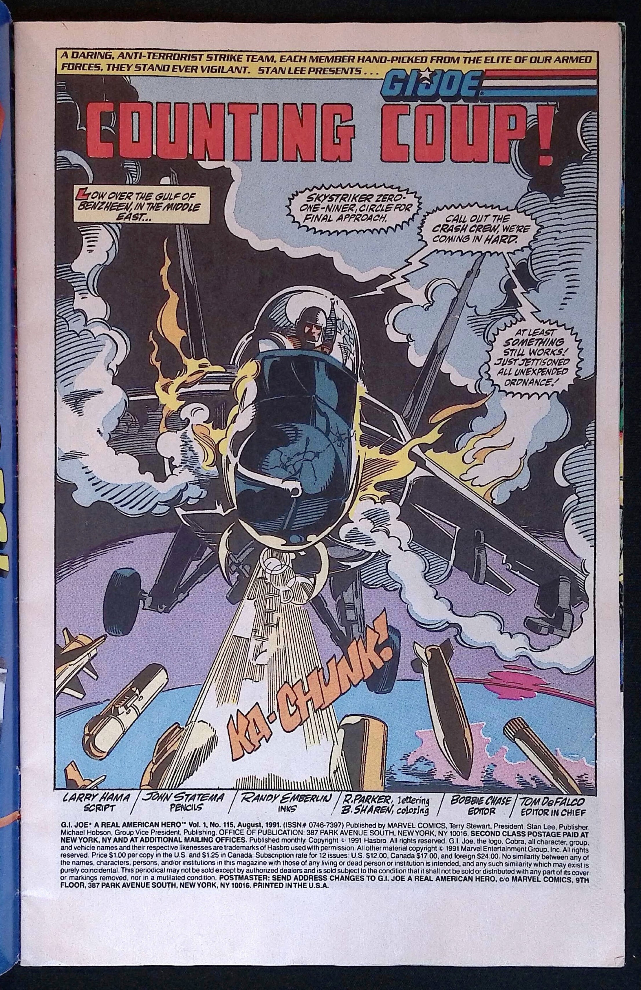 G.I. Joe: A Real American Hero # 115 1991 VF