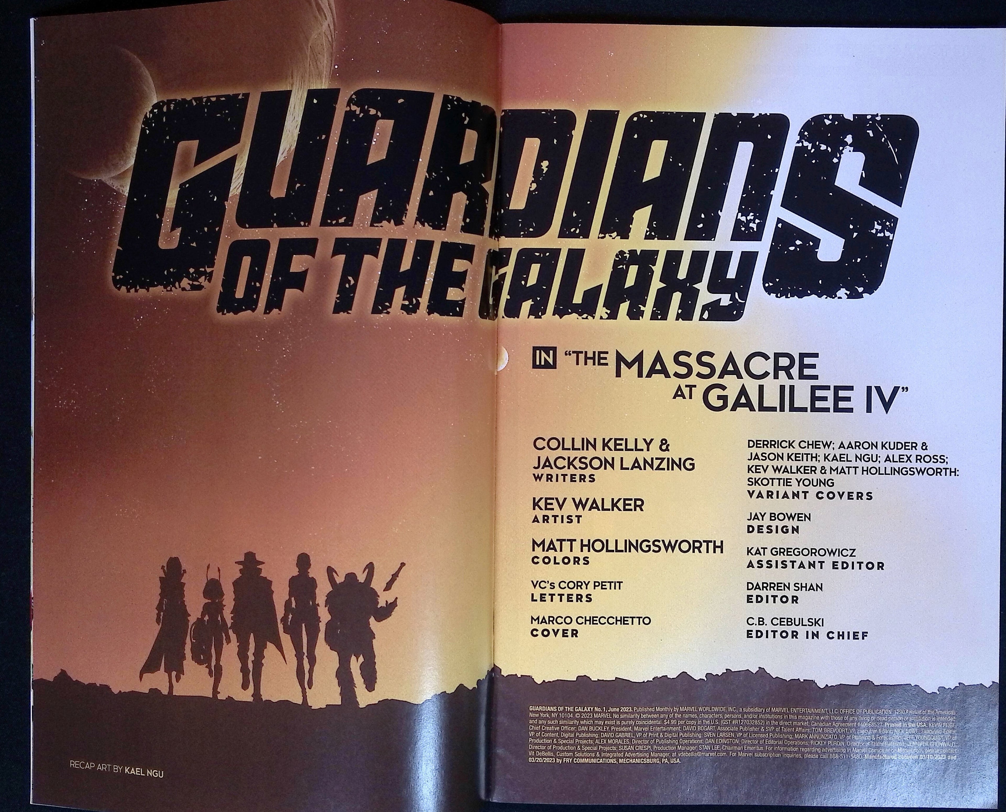 Guardians of the Galaxy # 1 Chew Variant 2023 NM-