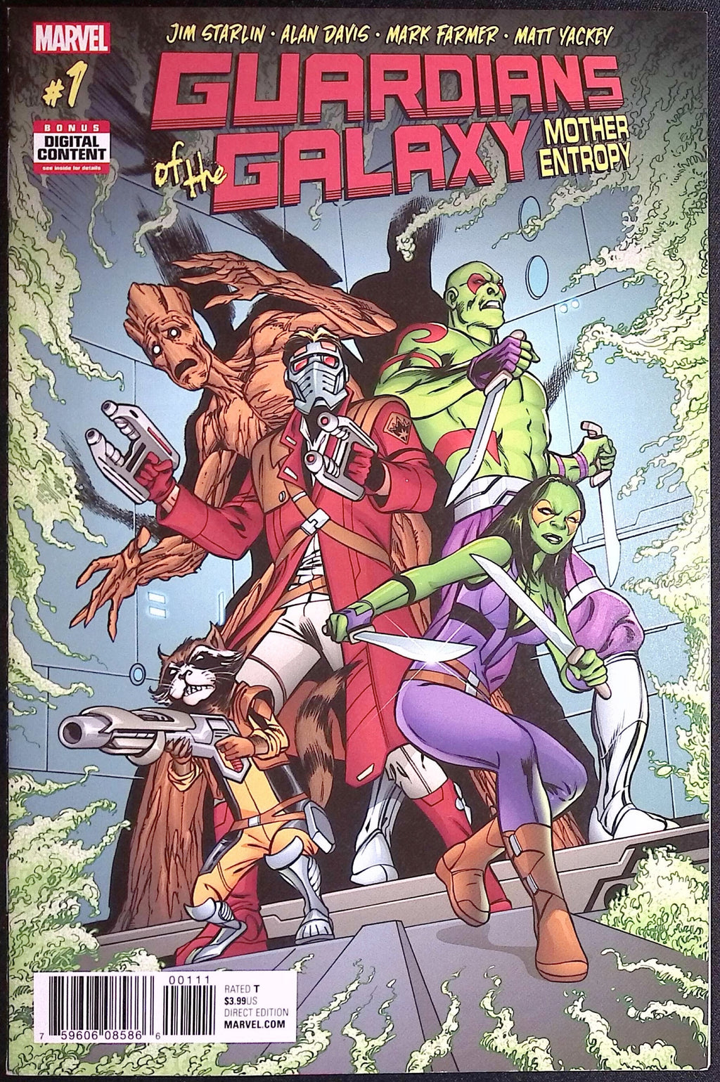 Guardians of the Galaxy: Mother Entropy # 1 2017 NM-