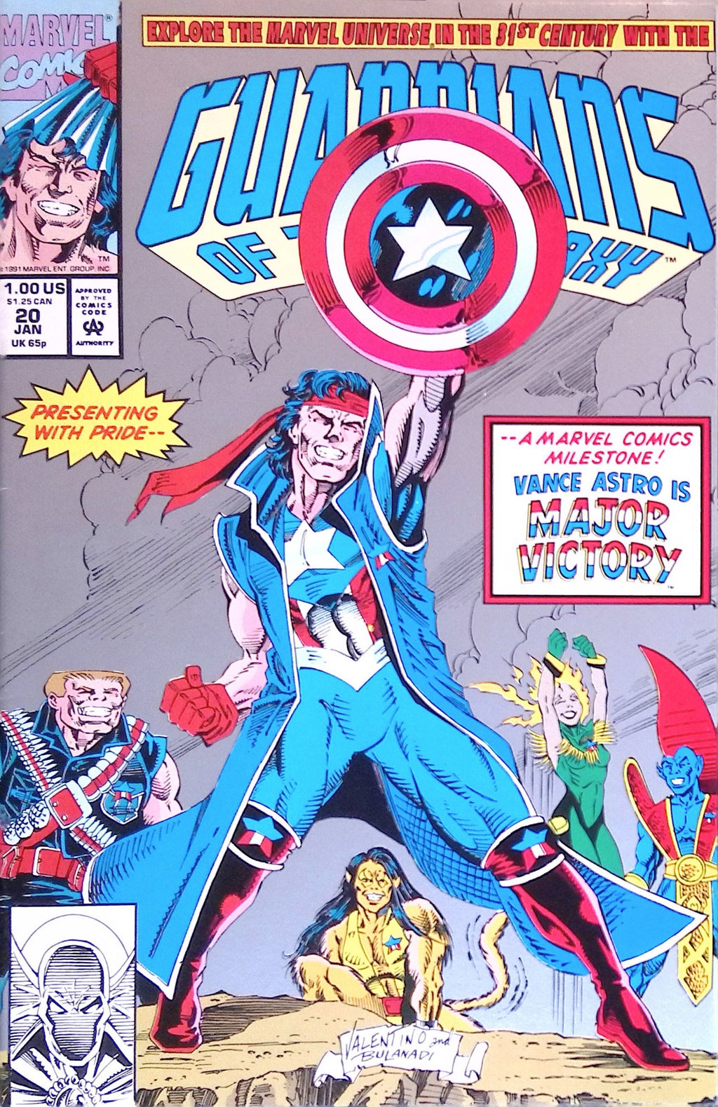 Guardians of the Galaxy # 20 1992 NM-