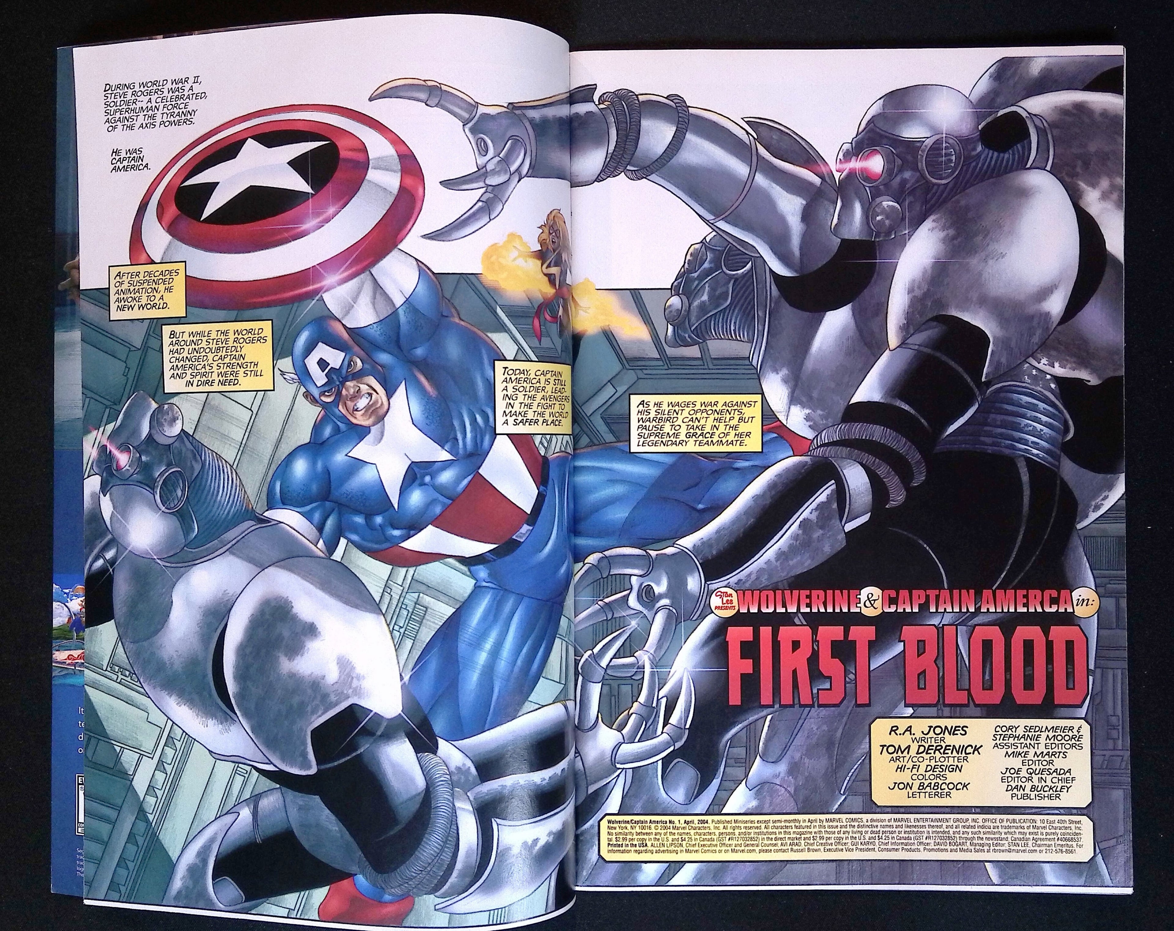 Wolverine/Captain America # 1 2004 NM-
