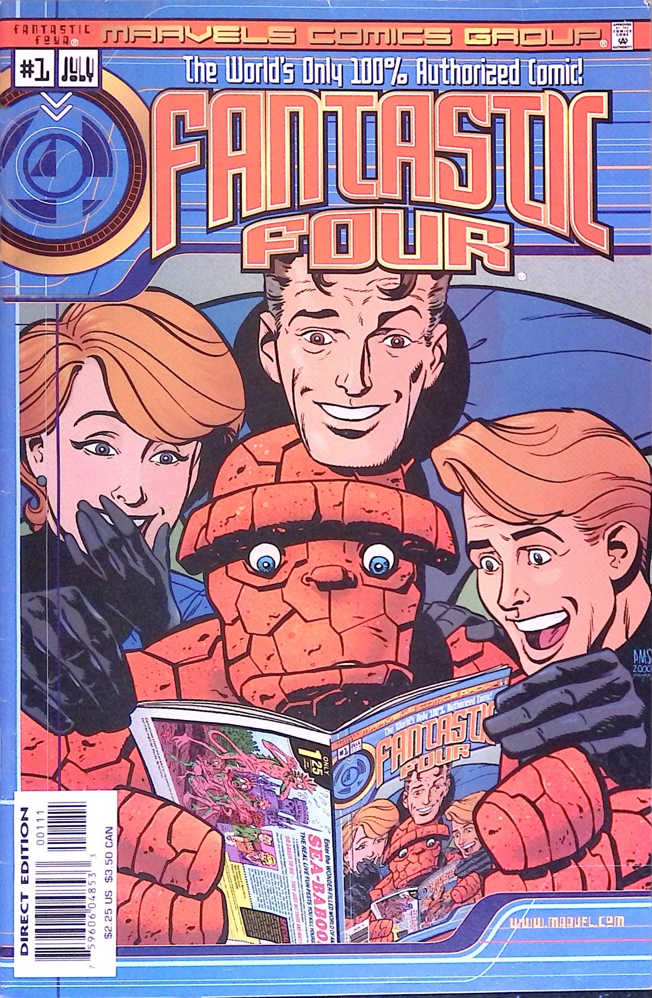 Marvels Comics: Fantastic Four # 1 2000 VF+