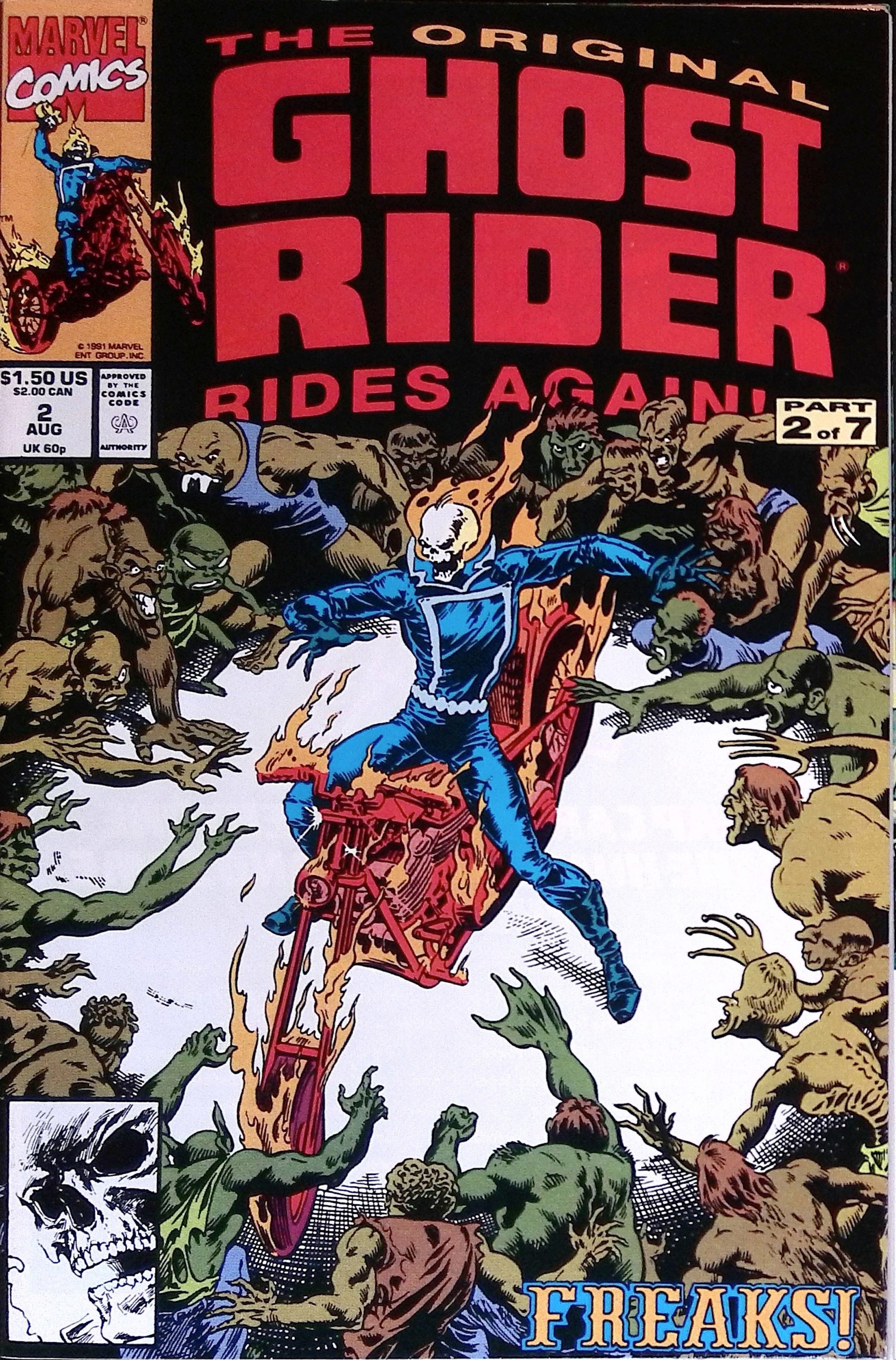 The Original Ghost Rider Rides Again # 2 1991 VF/NM