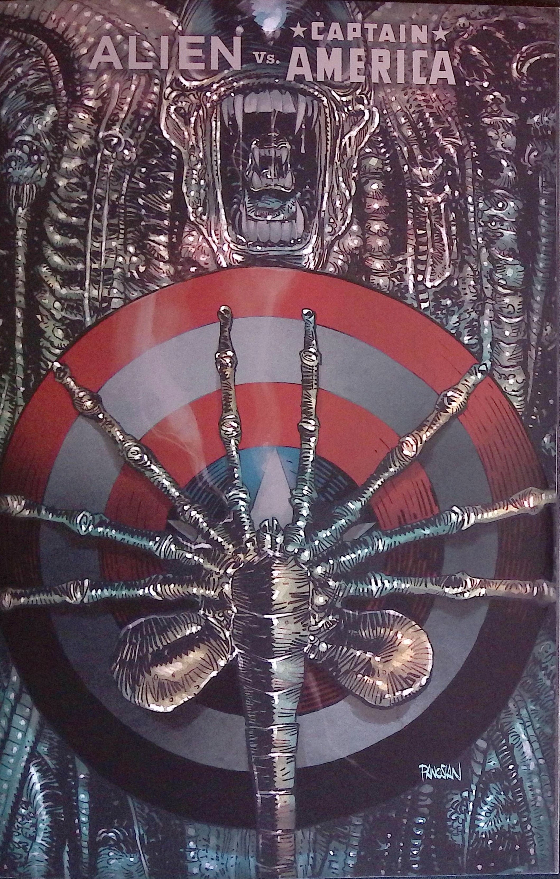 Alien vs. Captain America # 1 Panosian Foil Variant 2025 NM
