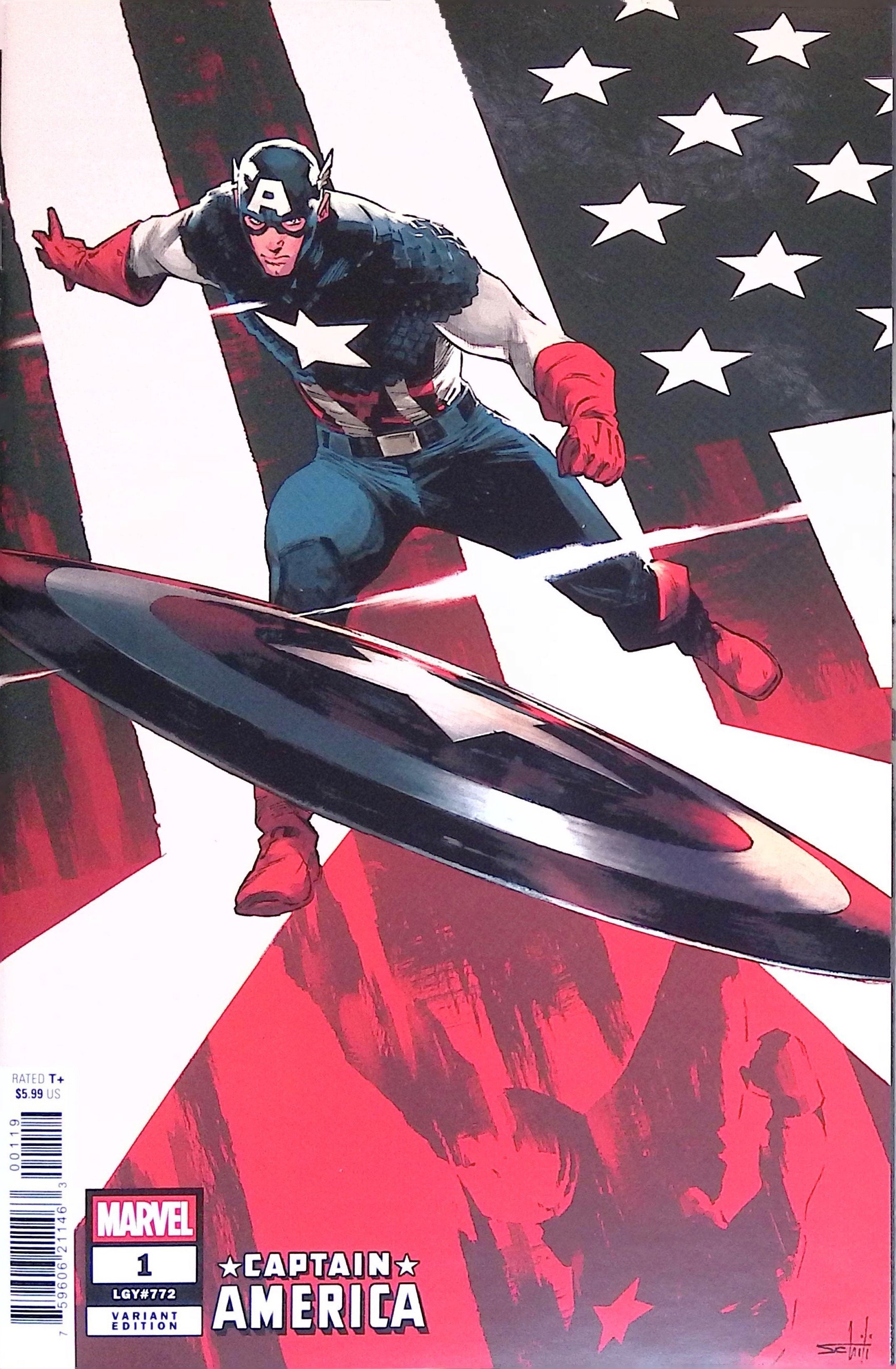Captain America # 1 2025 1:25 Schiti Variant NM