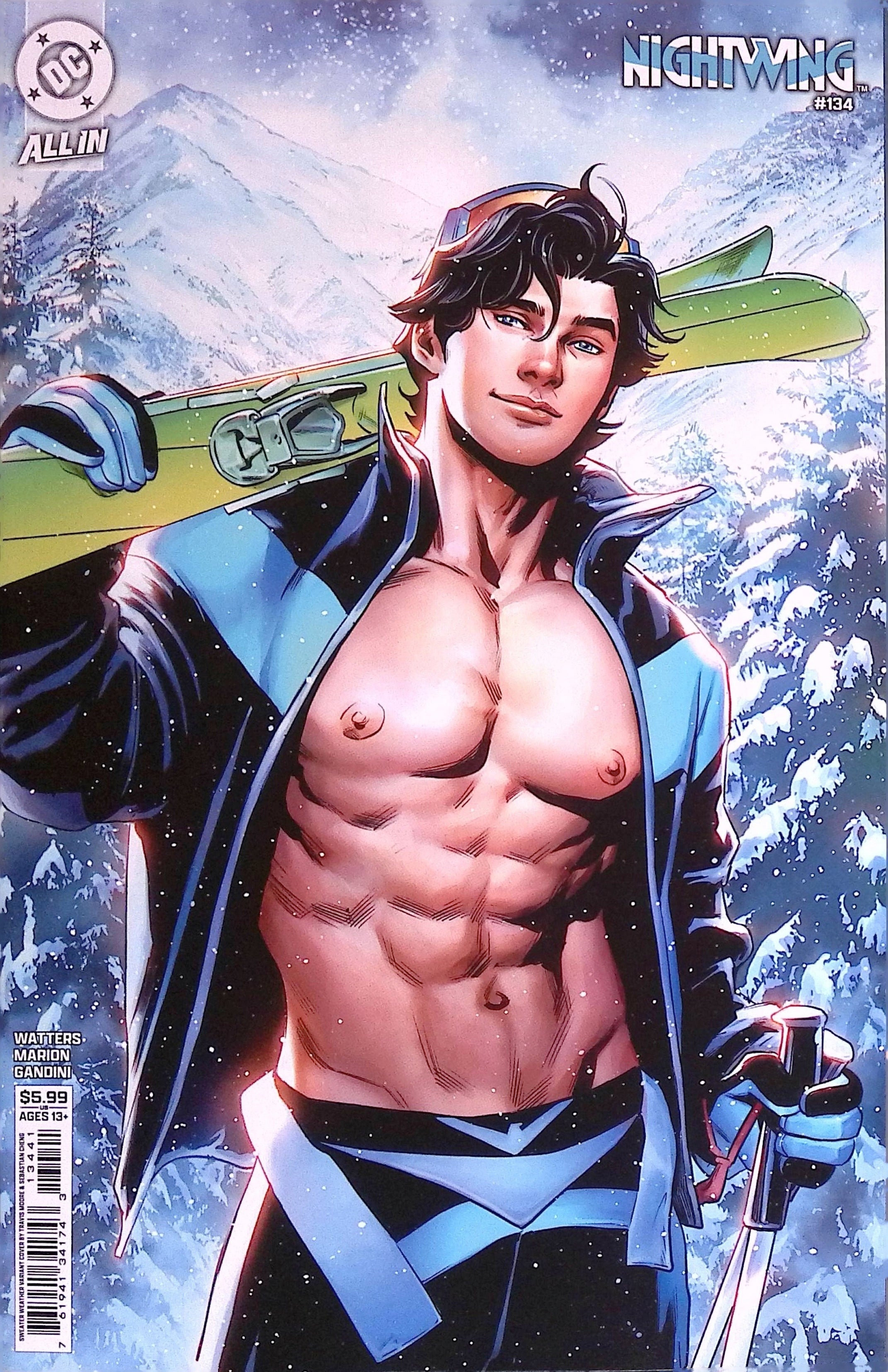 Nightwing # 134 Sweater Weather Beefcake Variant 2026 NM