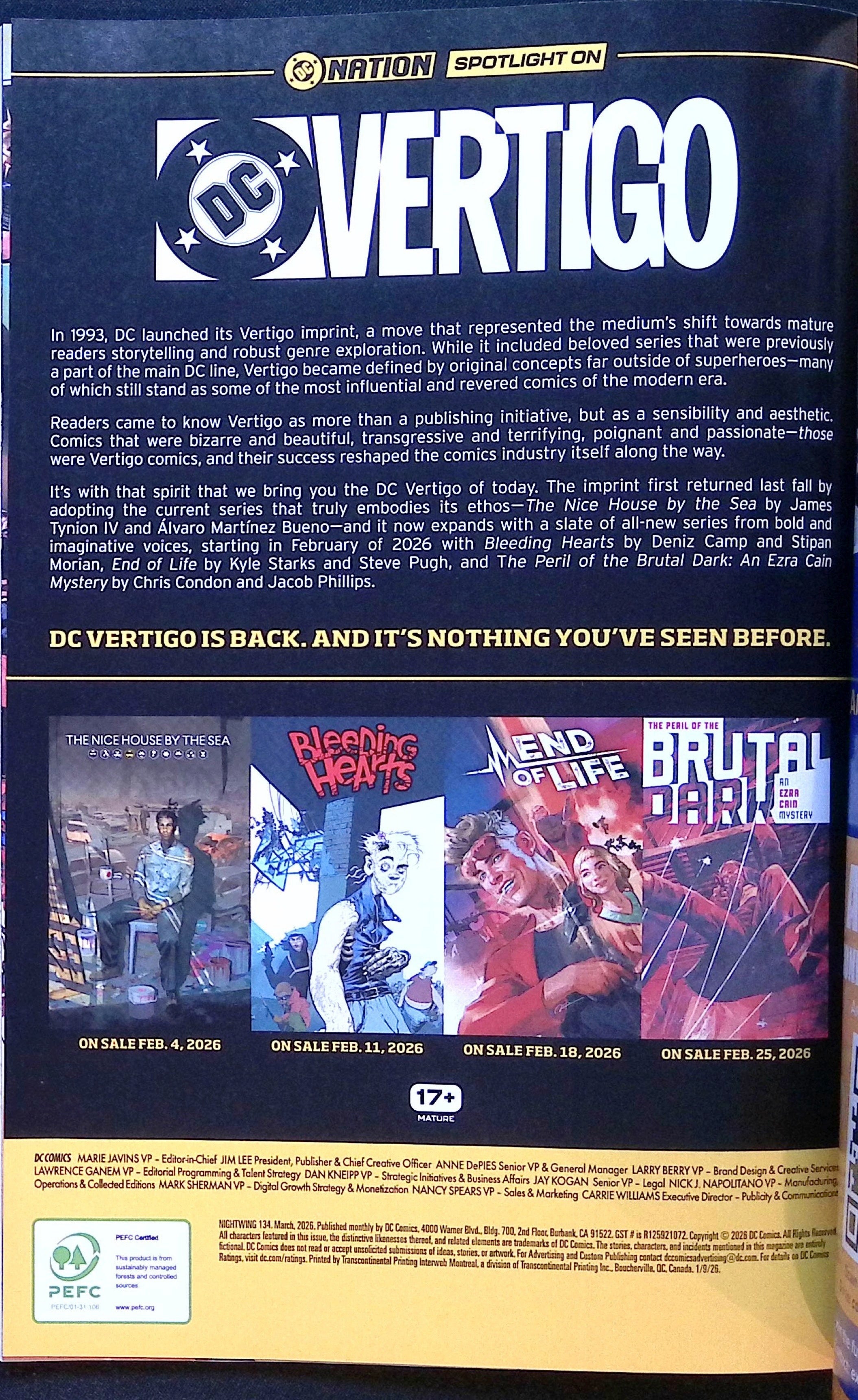 Nightwing # 134 Sweater Weather Beefcake Variant 2026 NM