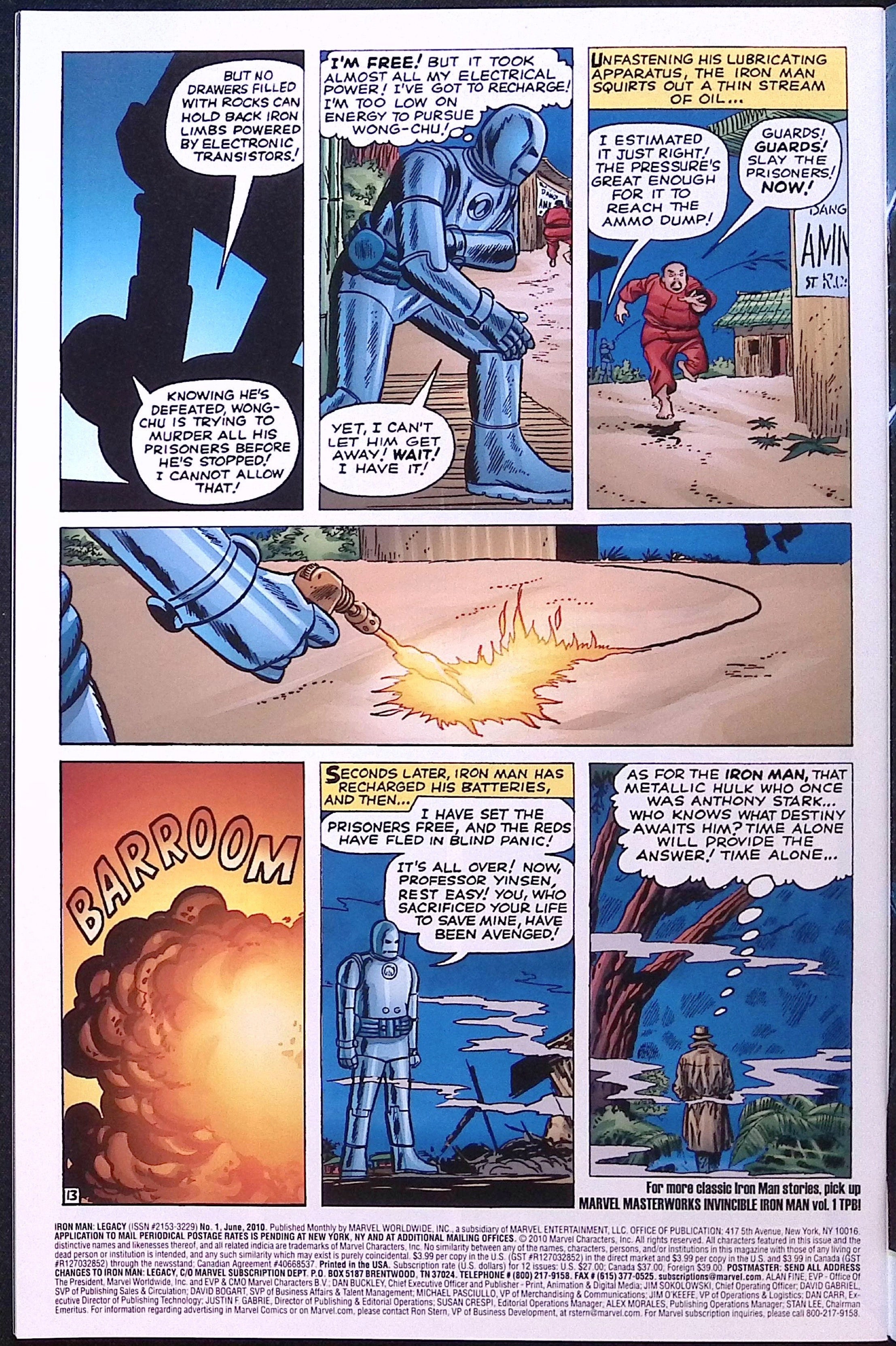 Iron Man: Legacy #1 2010 NM-