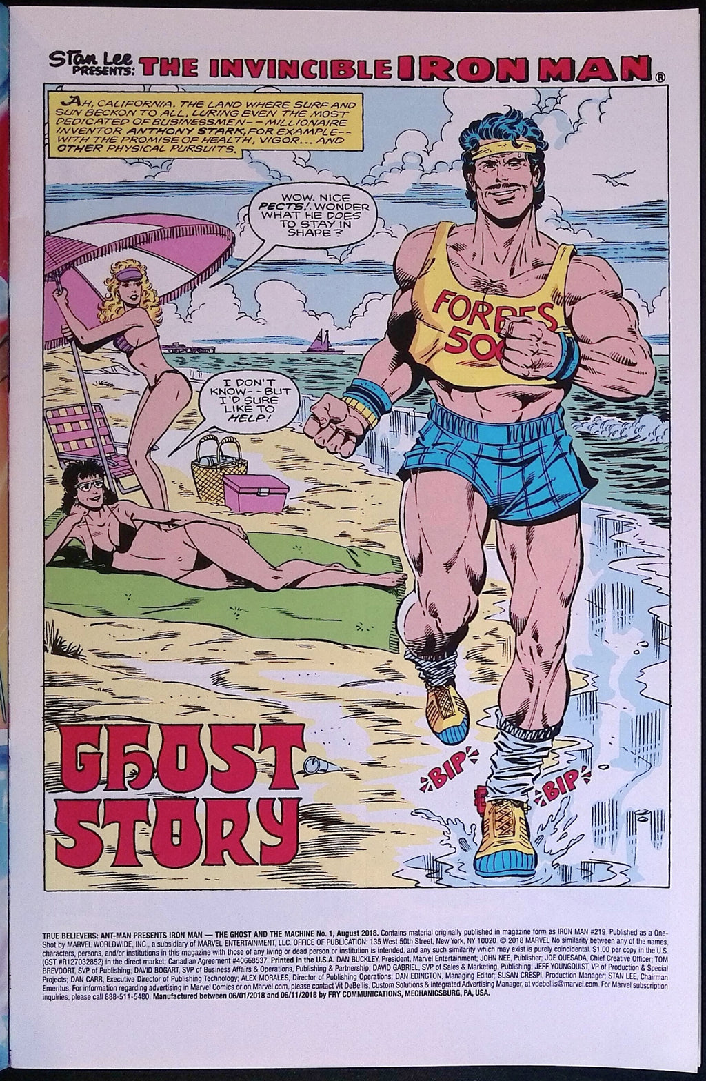 True Believers: Ant-Man Presents Iron Man: The Ghost and the Machine! # 1 2018 VF/NM