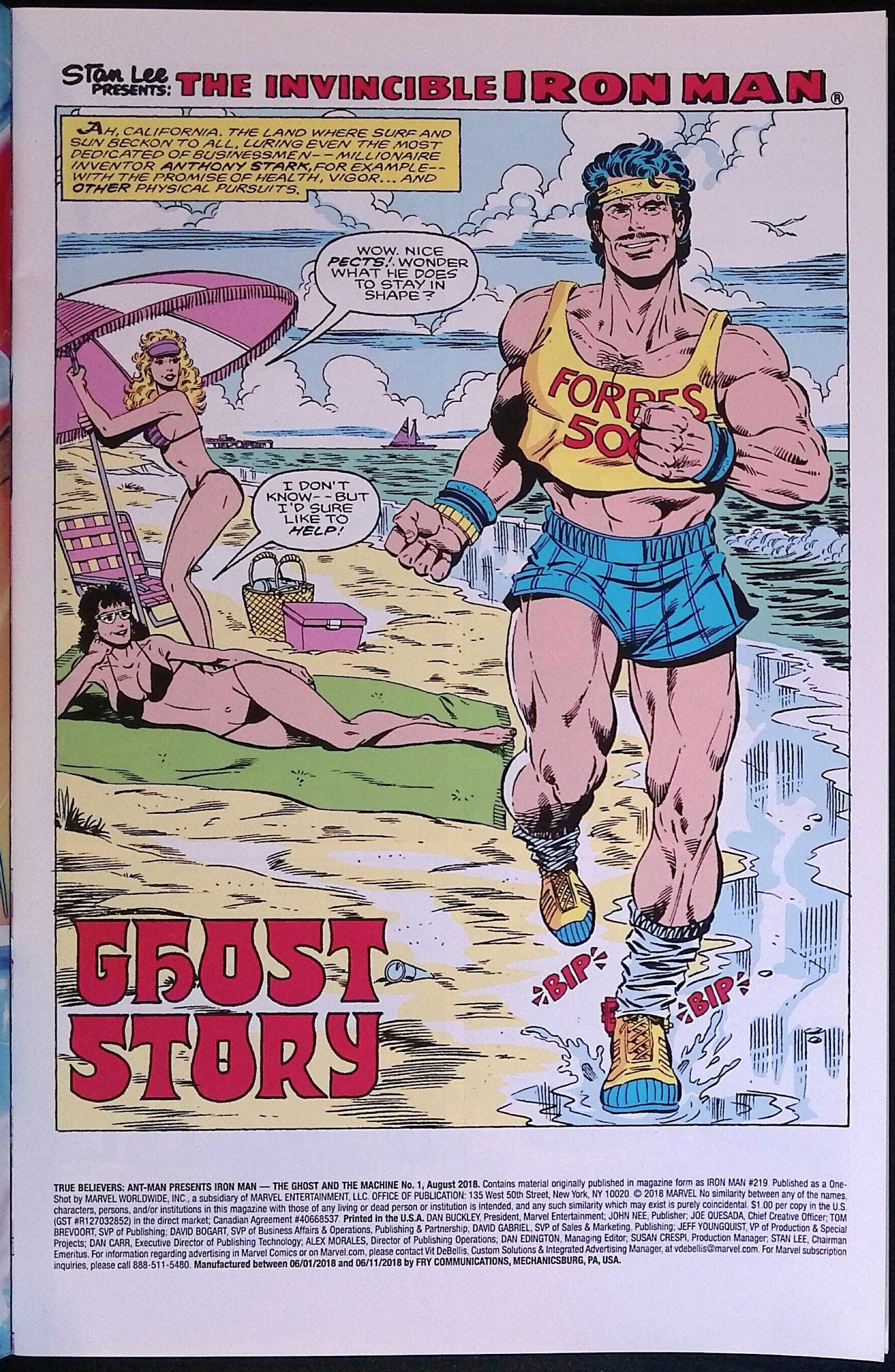True Believers: Ant-Man Presents Iron Man: The Ghost and the Machine! # 1 2018 VF/NM