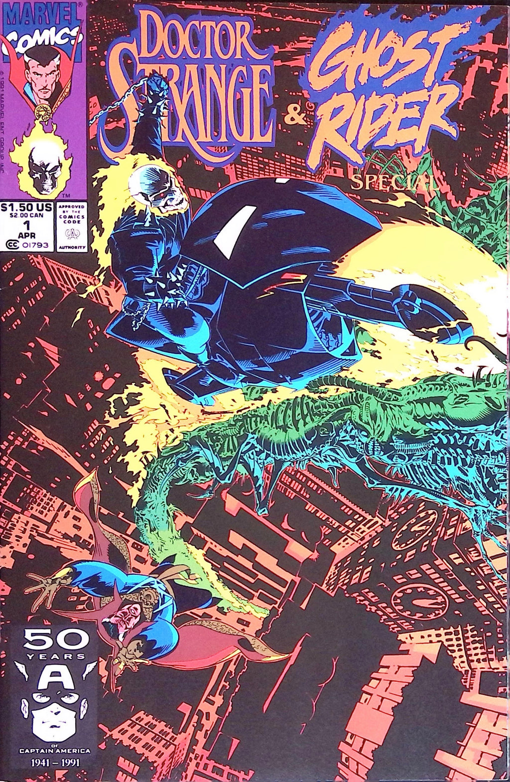 Doctor Strange / Ghost Rider Special # 1 1991 NM-