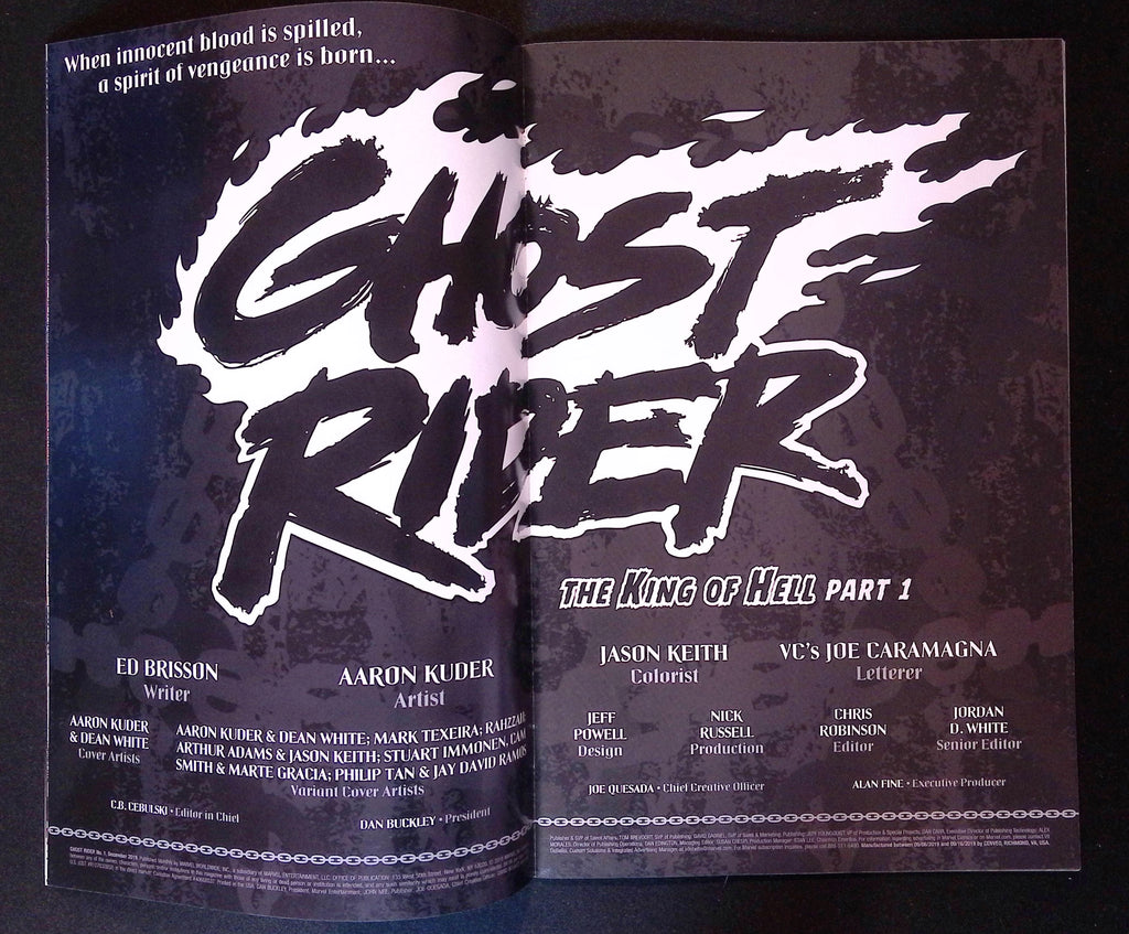 Ghost Rider # 1 2019 NM-