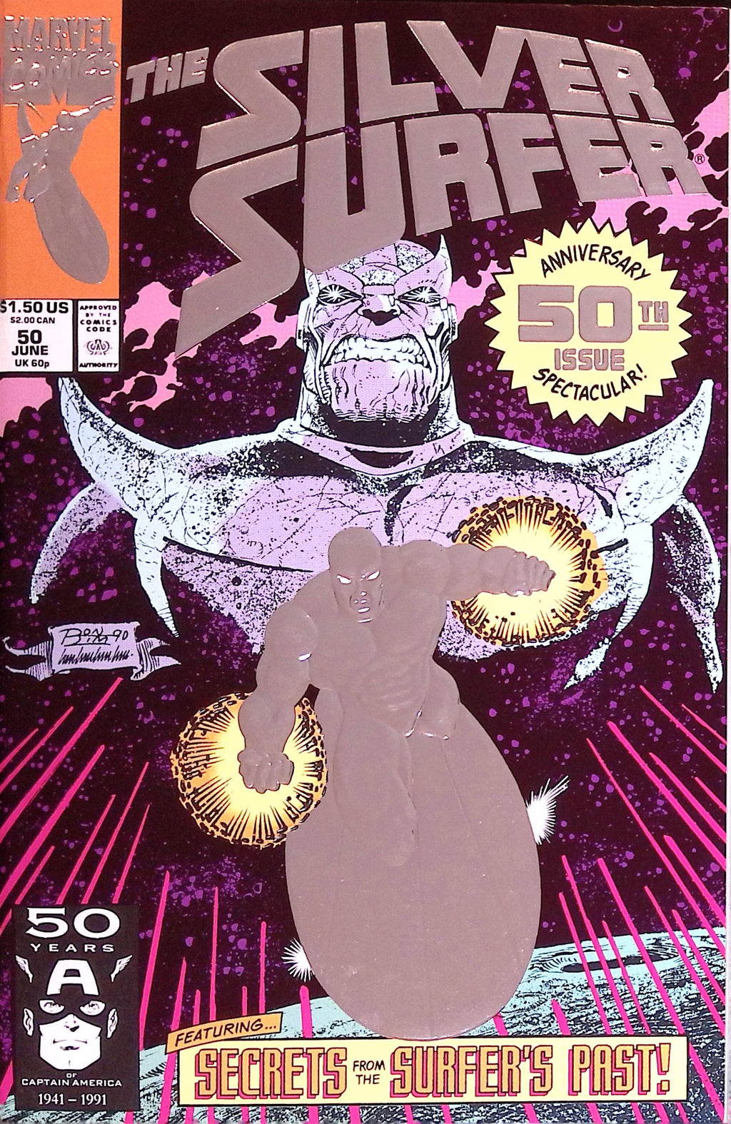 Silver Surfer # 50 1991 NM-