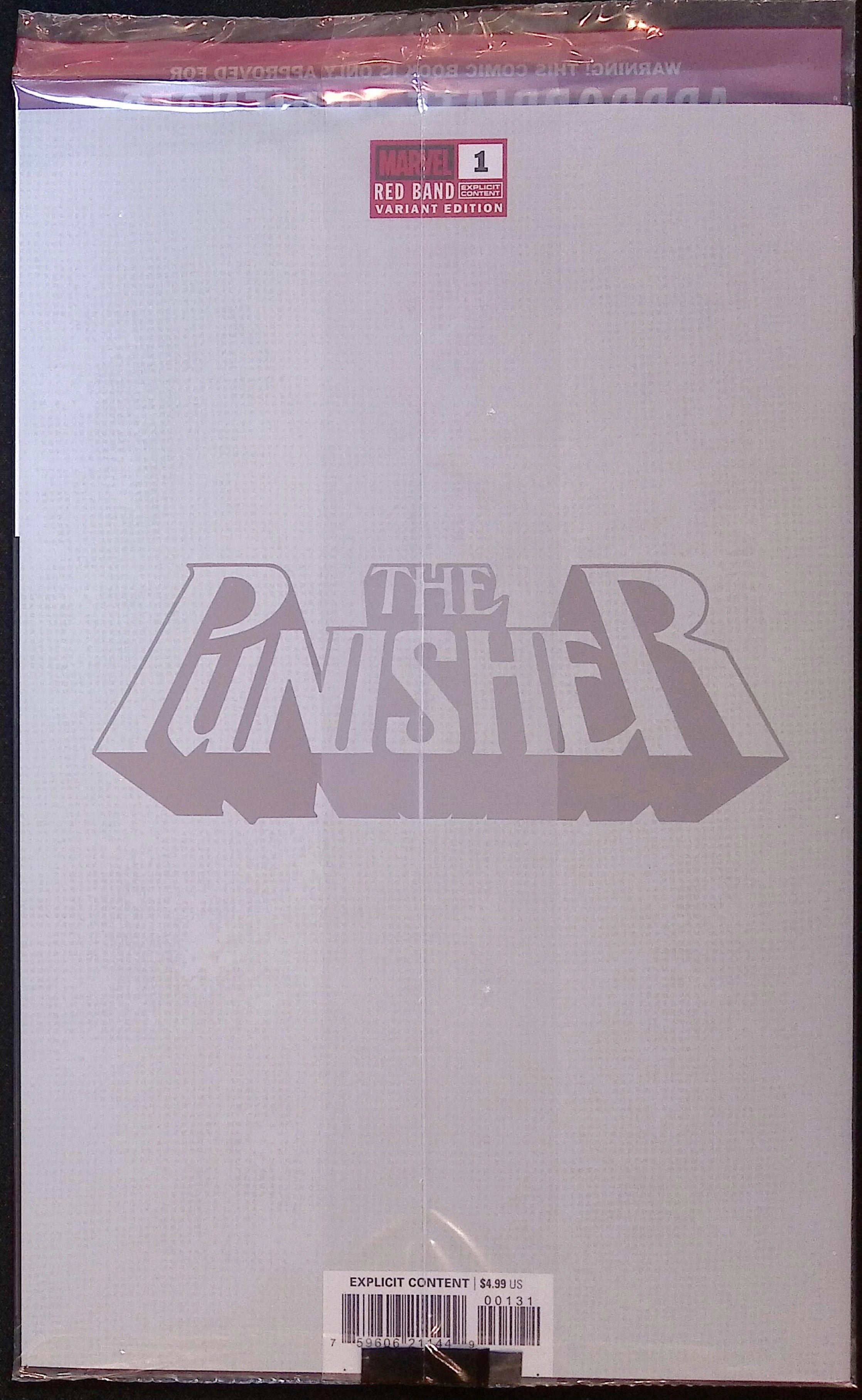 Punisher: Red Band # 1 Foil Variant Polybagged