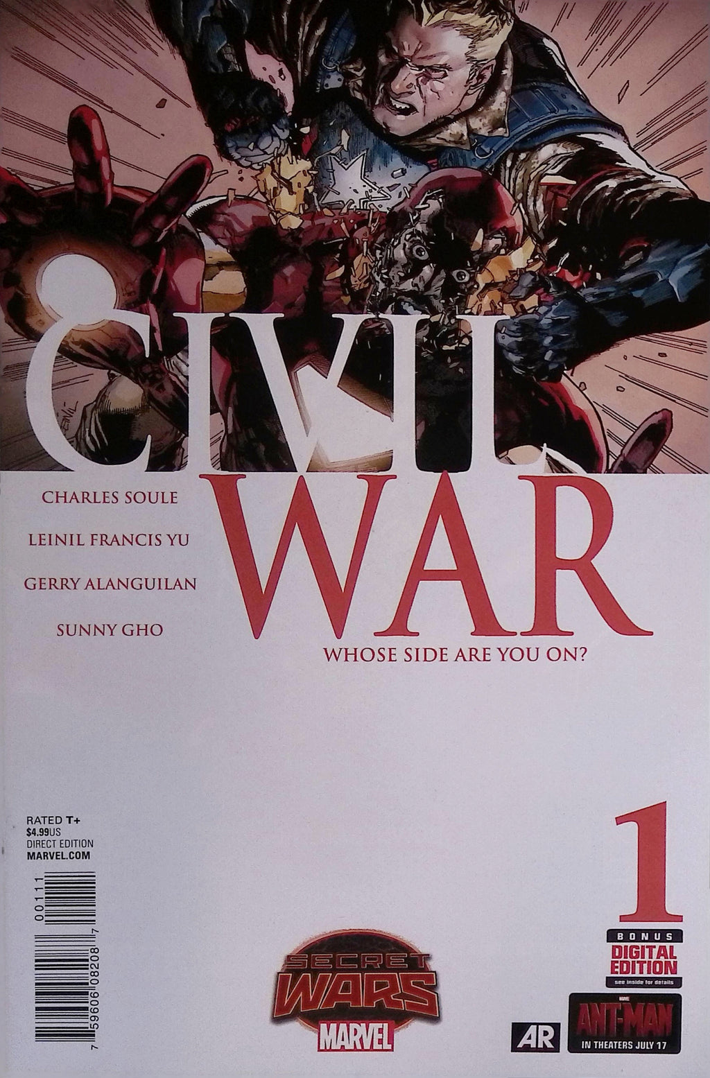 Civil War # 1 2015 NM-