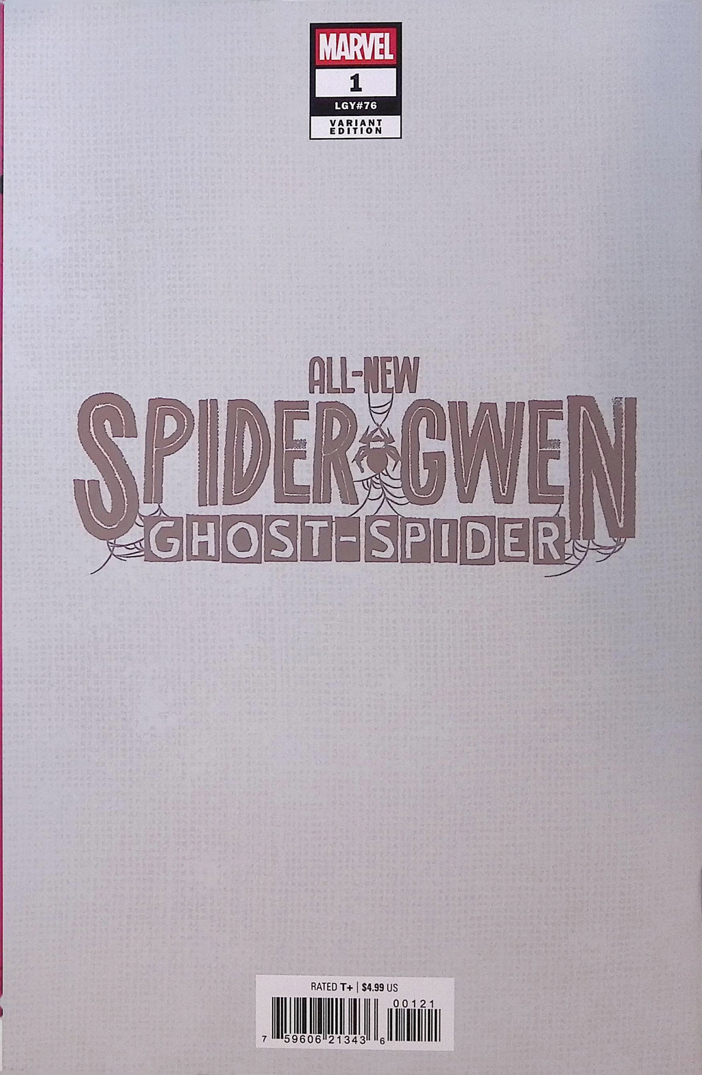 All-New Spider-Gwen: The Ghost-Spider # 1 Lolli Foil Variant 2025 NM