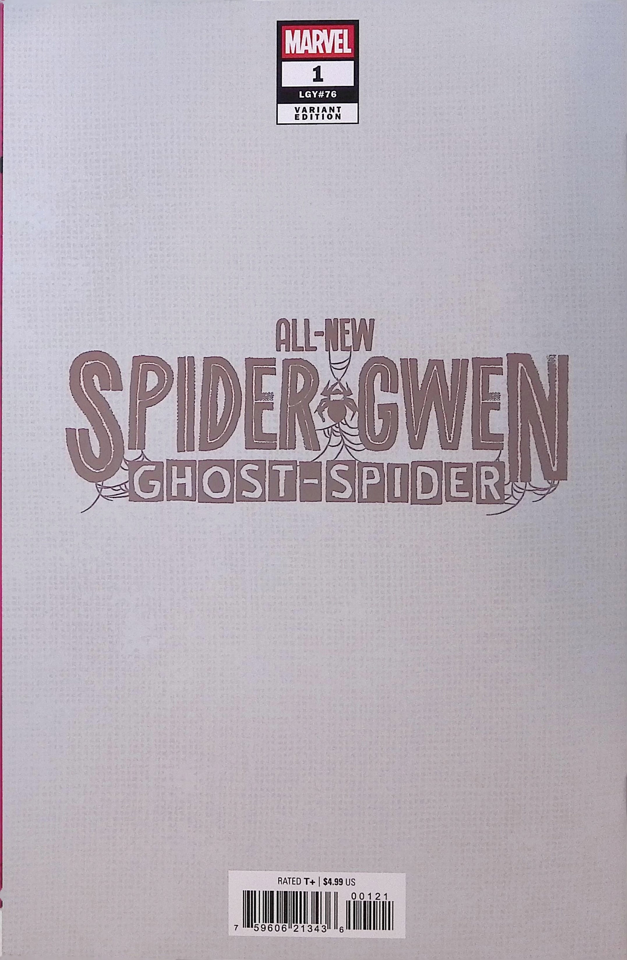All-New Spider-Gwen: The Ghost-Spider # 1 Lolli Foil Variant 2025 NM