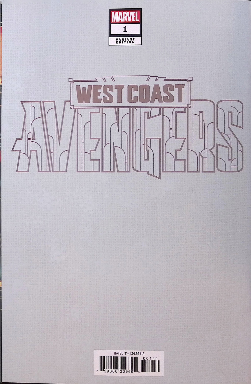 West Coast Avengers # 1 Hughes Foil Variant 2024 NM